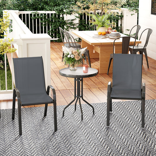 Verona Three-Piece Garden Set - Grey