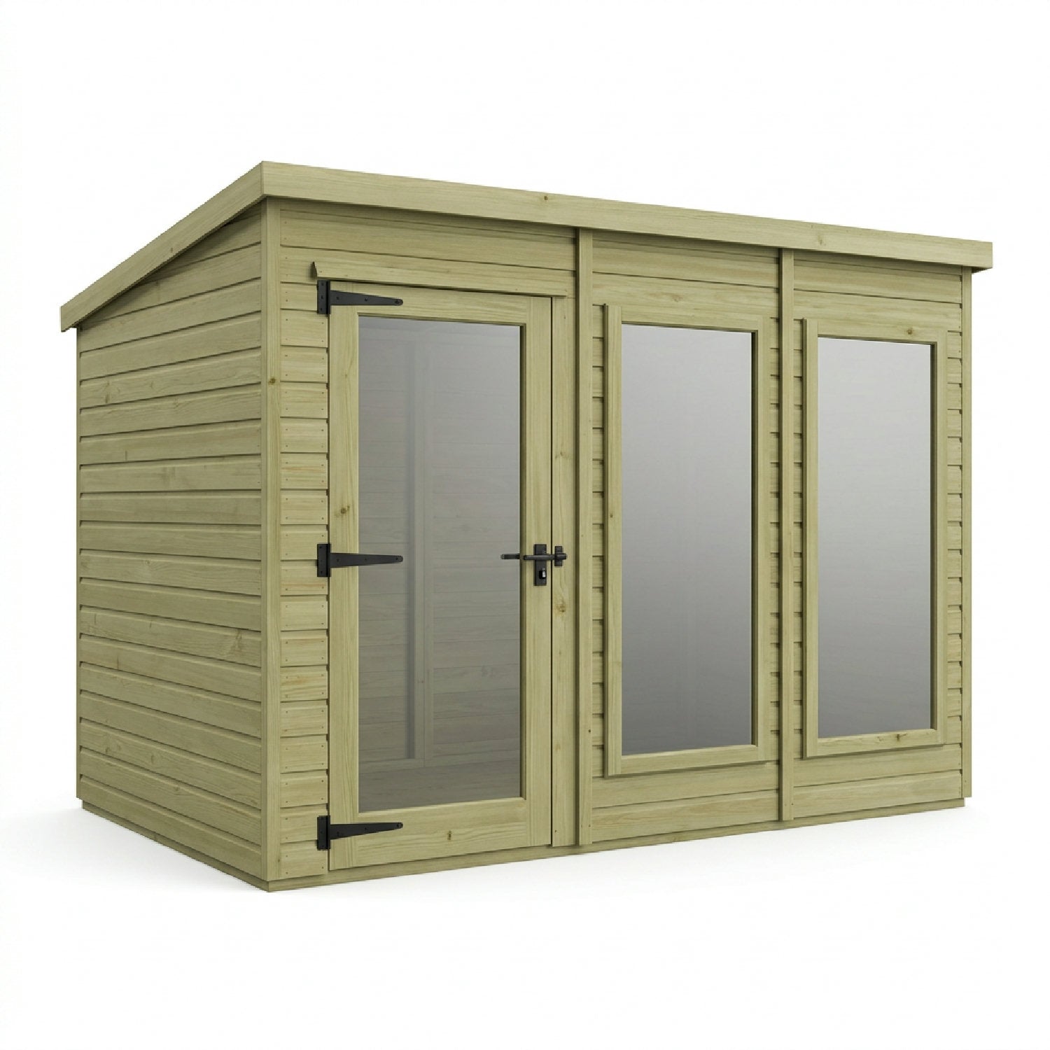 14 x 10 Pent Summer House - view 2