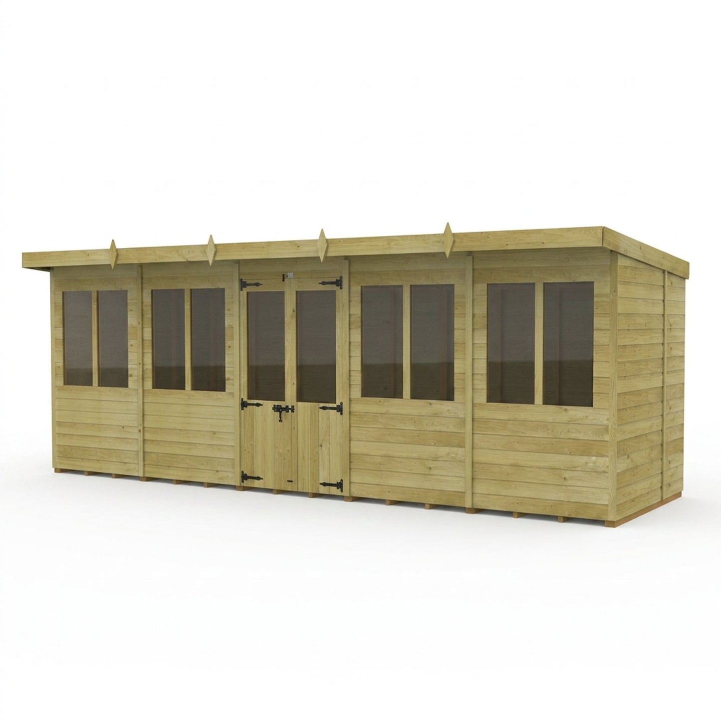 20 x 6 Pent Summer House - view 3