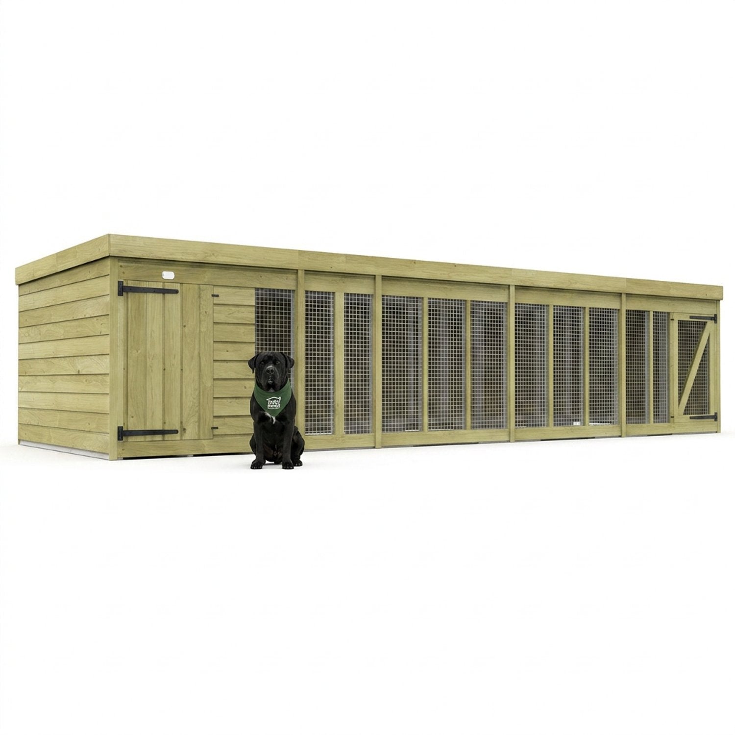 18 x 6 Dog Kennel And Run - view 3