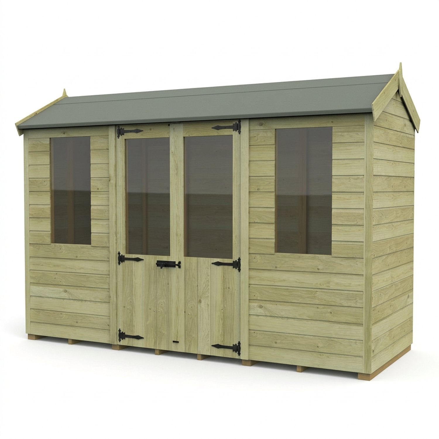 10 x 4 Apex Summer House - view 2
