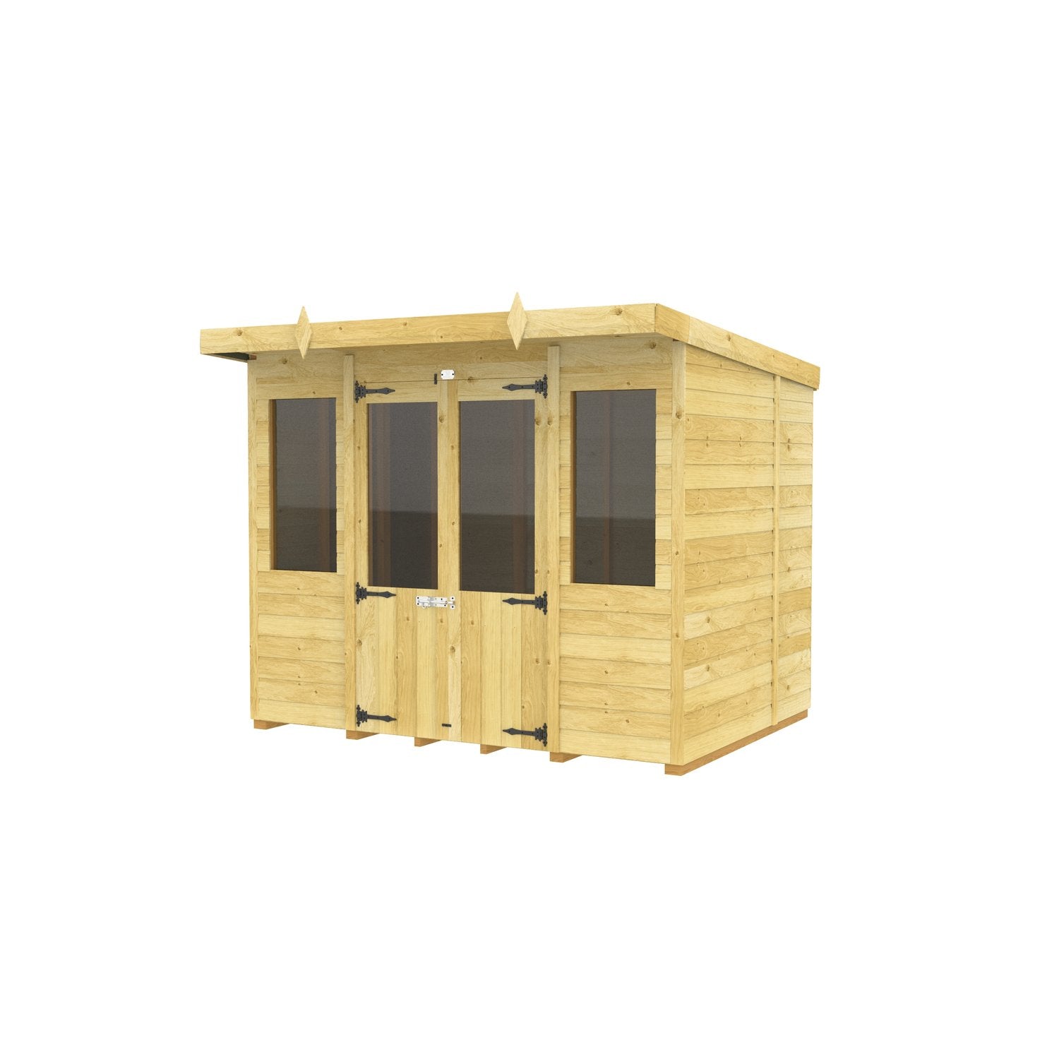 8 x 6 Pent Summer House - view 4