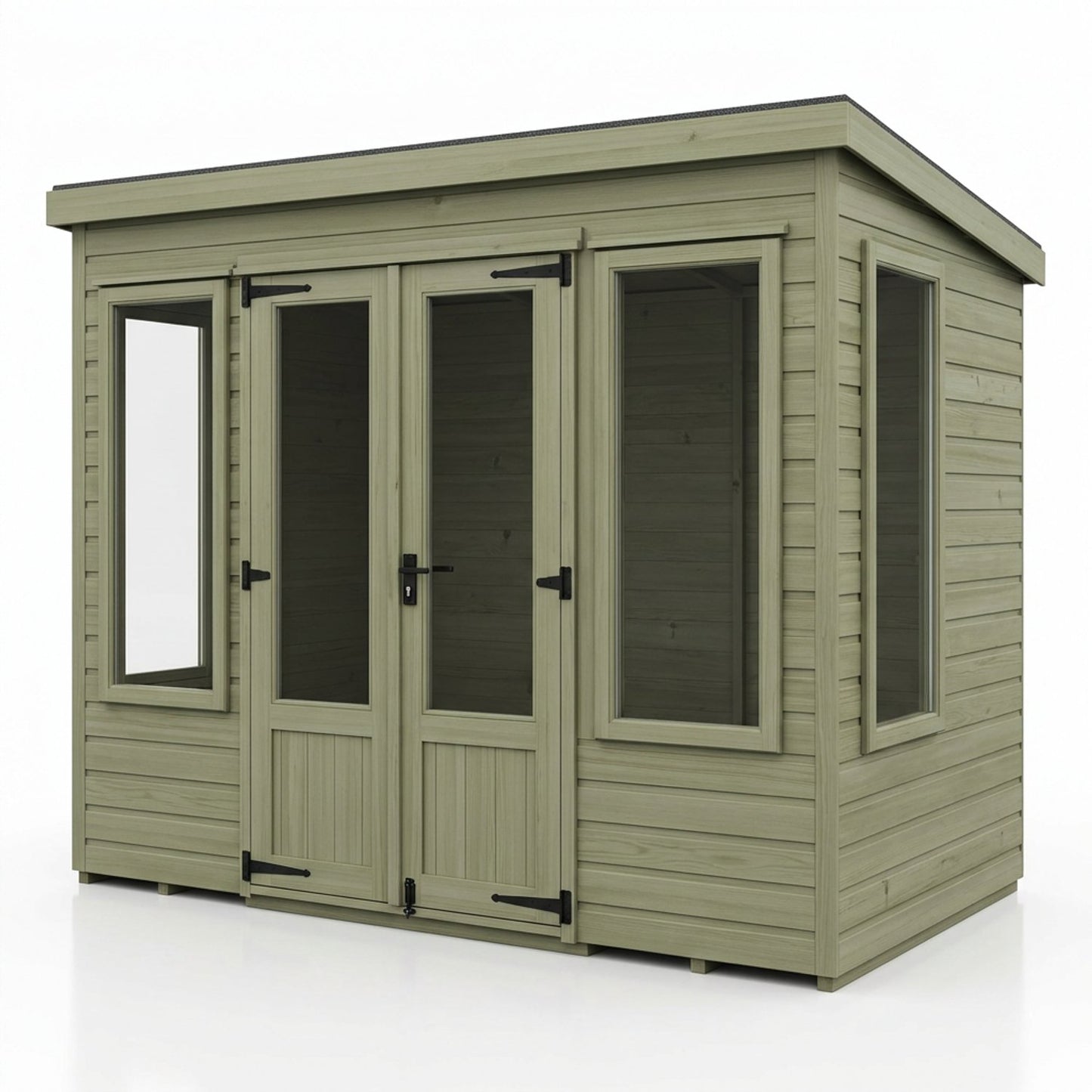 18 x 10 Pent Summerhouse - UK Made Timber Garden Building