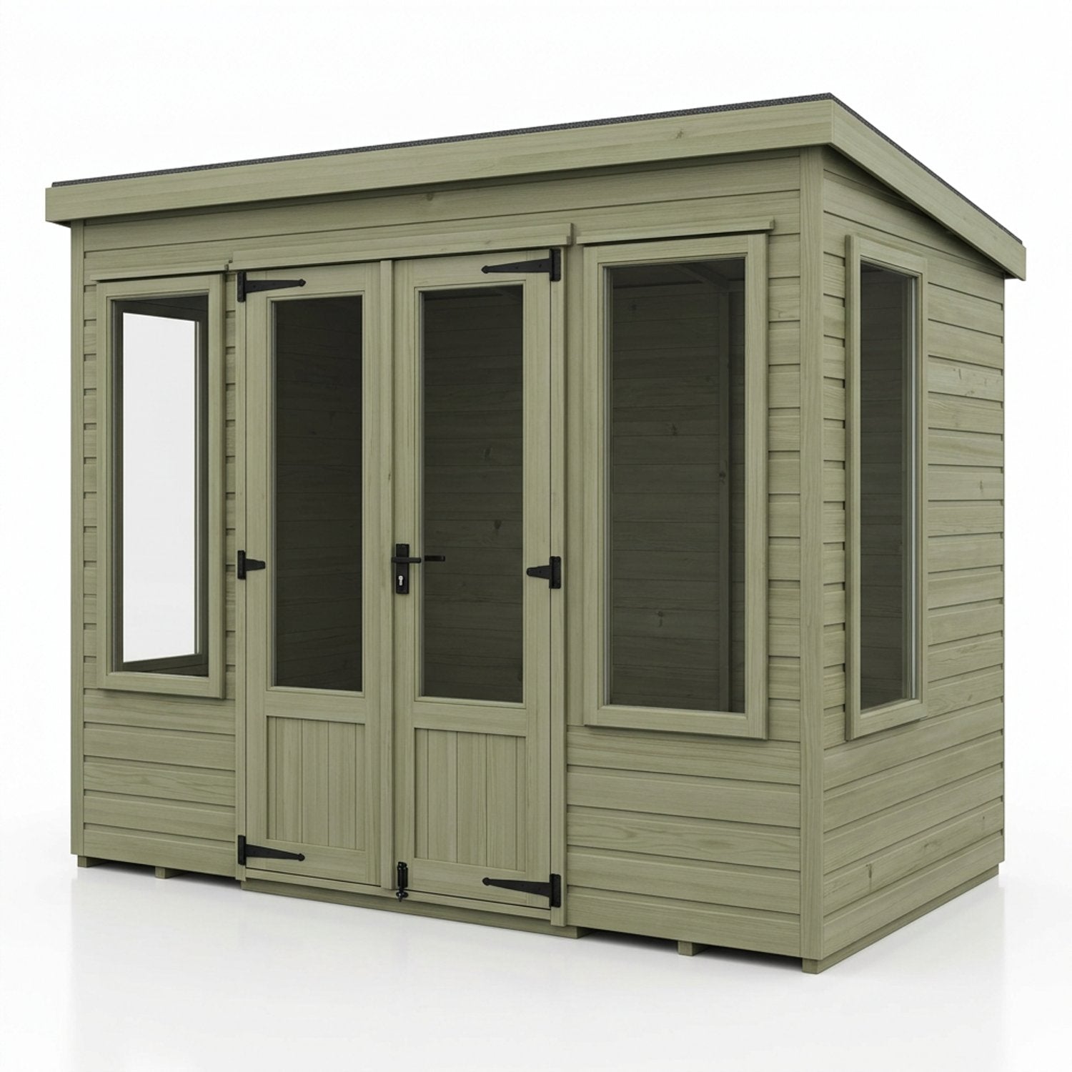 18 x 10 Pent Summerhouse - UK Made Timber Garden Building