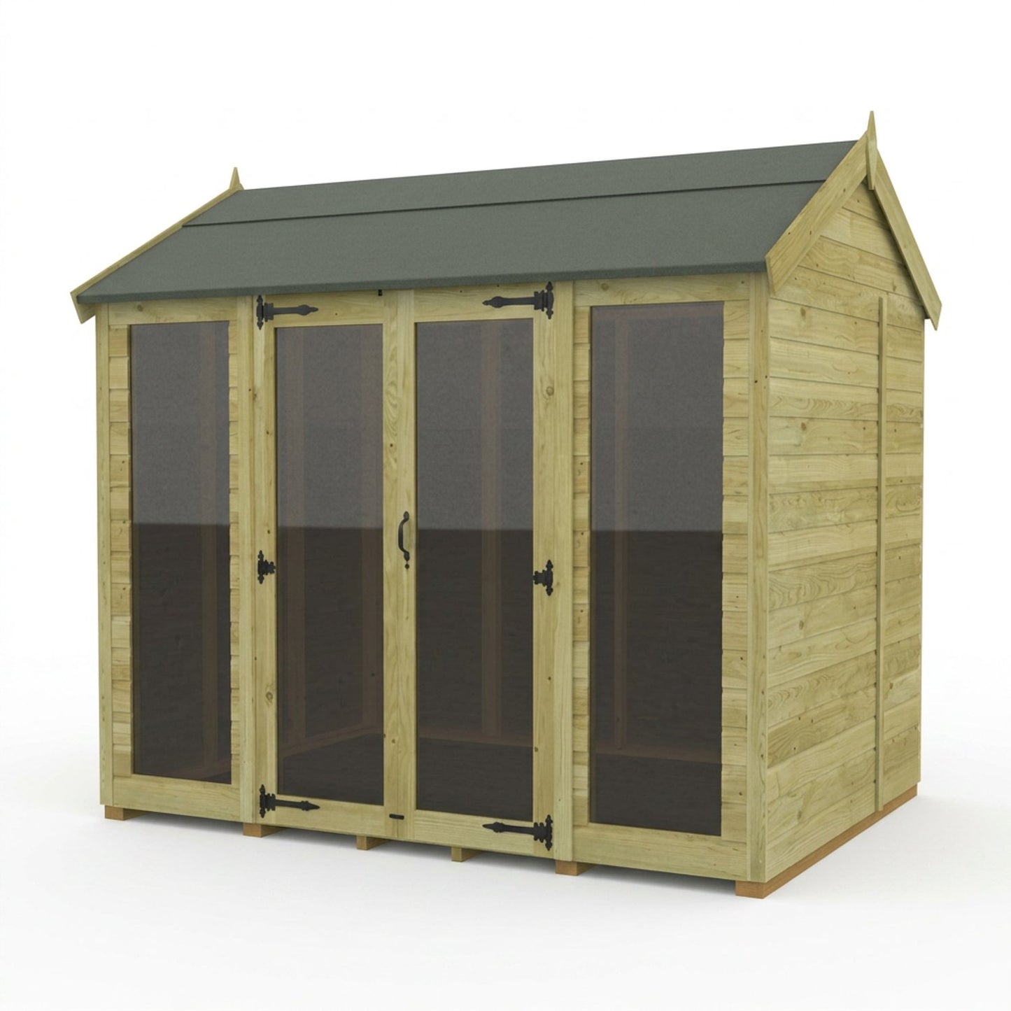 8 x 6 Apex Summer House (Full Height Window) - view 4