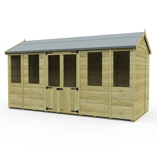 14 x 7 Apex Summer House - view 3