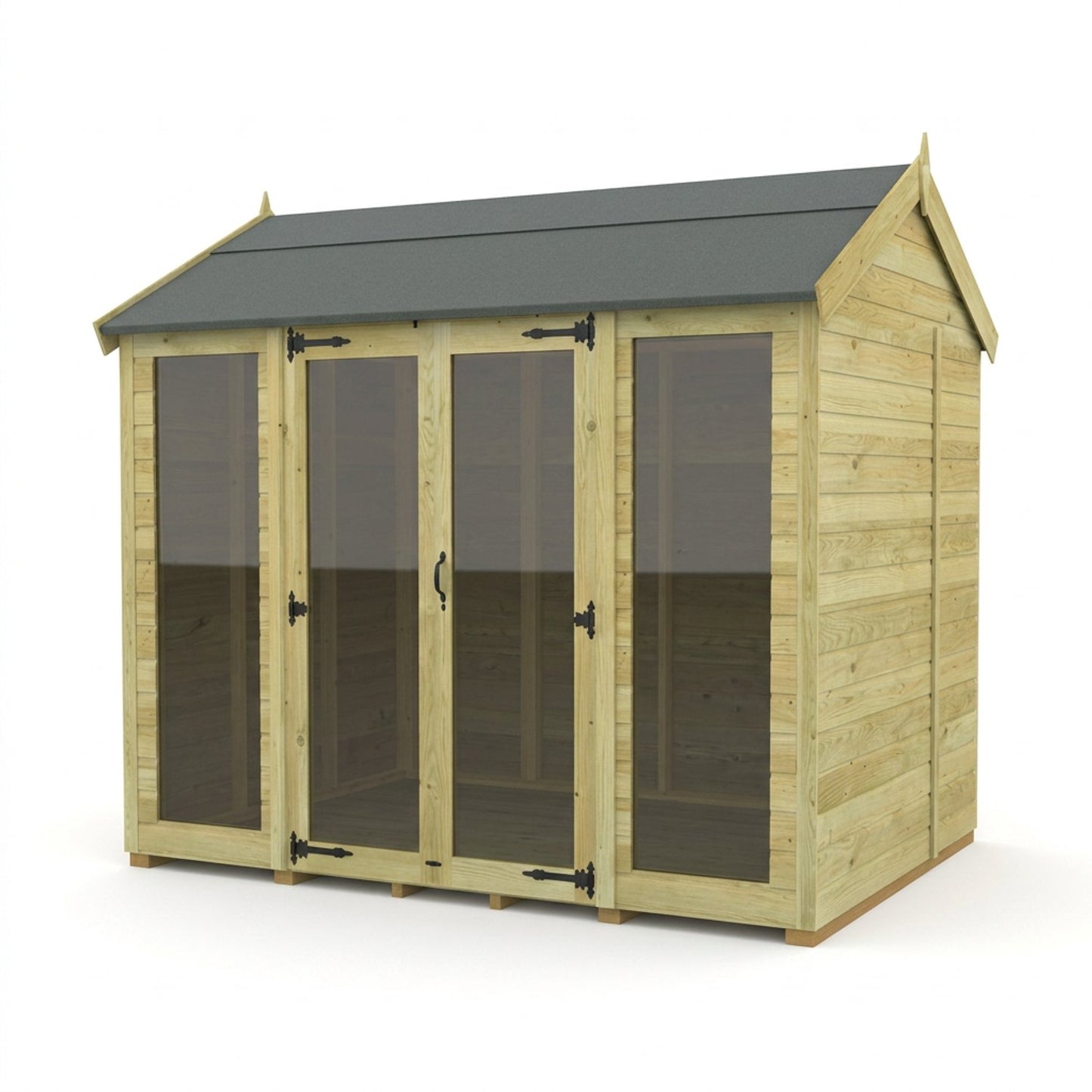 8 x 5 Apex Summer House (Full Height Window) - view 3