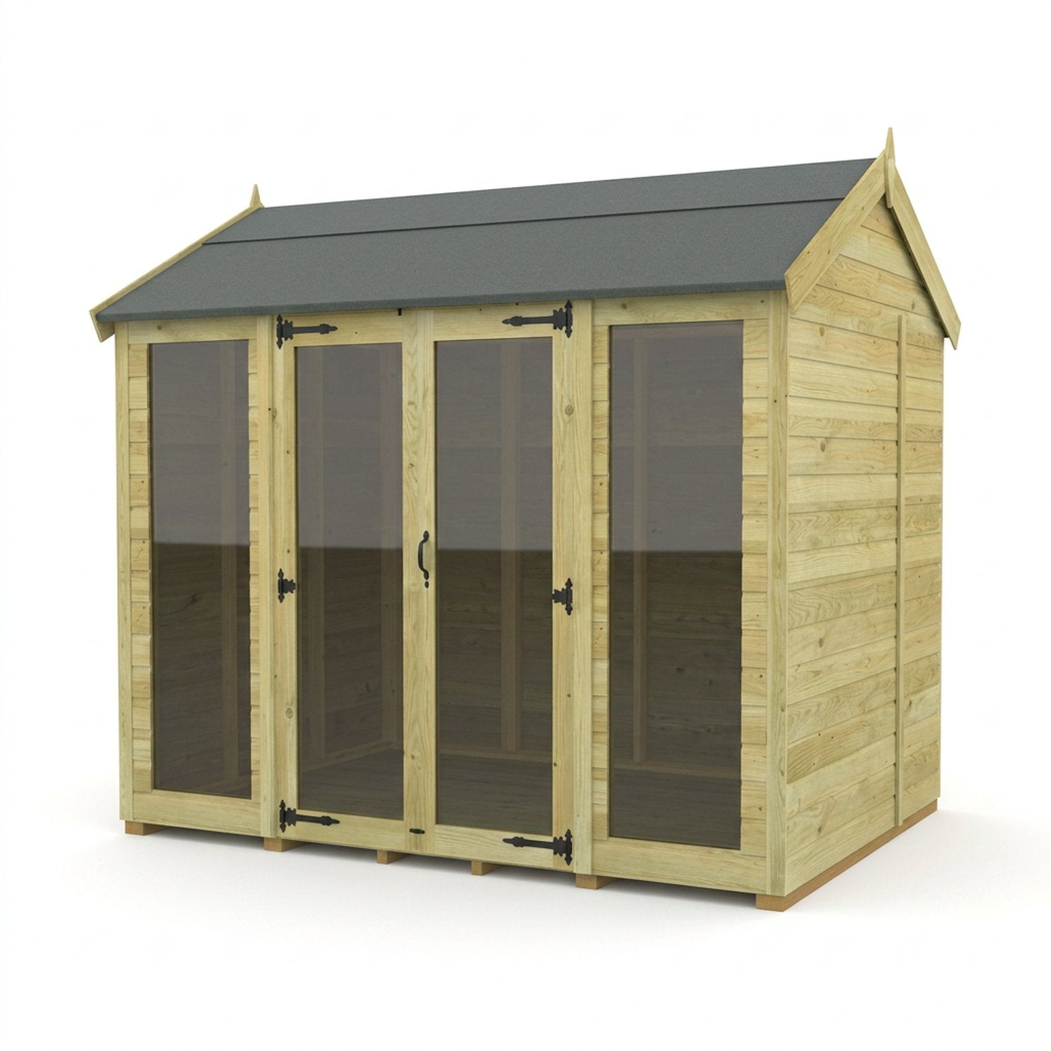 8 x 5 Apex Summer House (Full Height Window) - view 3