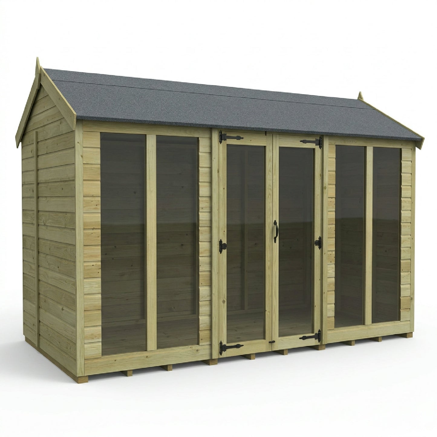 12 x 5 Apex Summer House (Full Height Window) - view 6