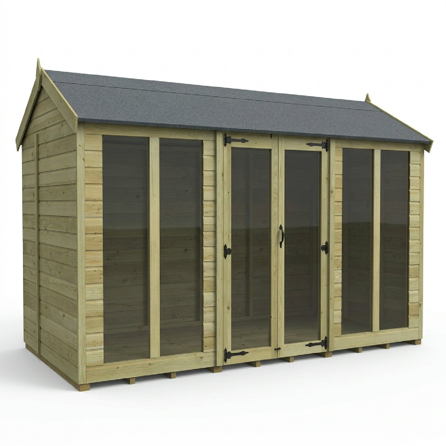 12 x 5 Apex Summer House (Full Height Window) - view 6