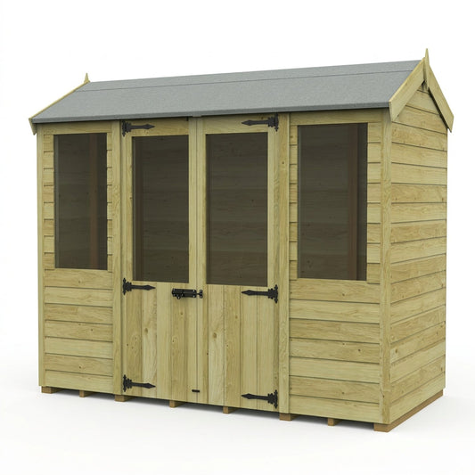 8 x 4 Apex Summer House - view 3
