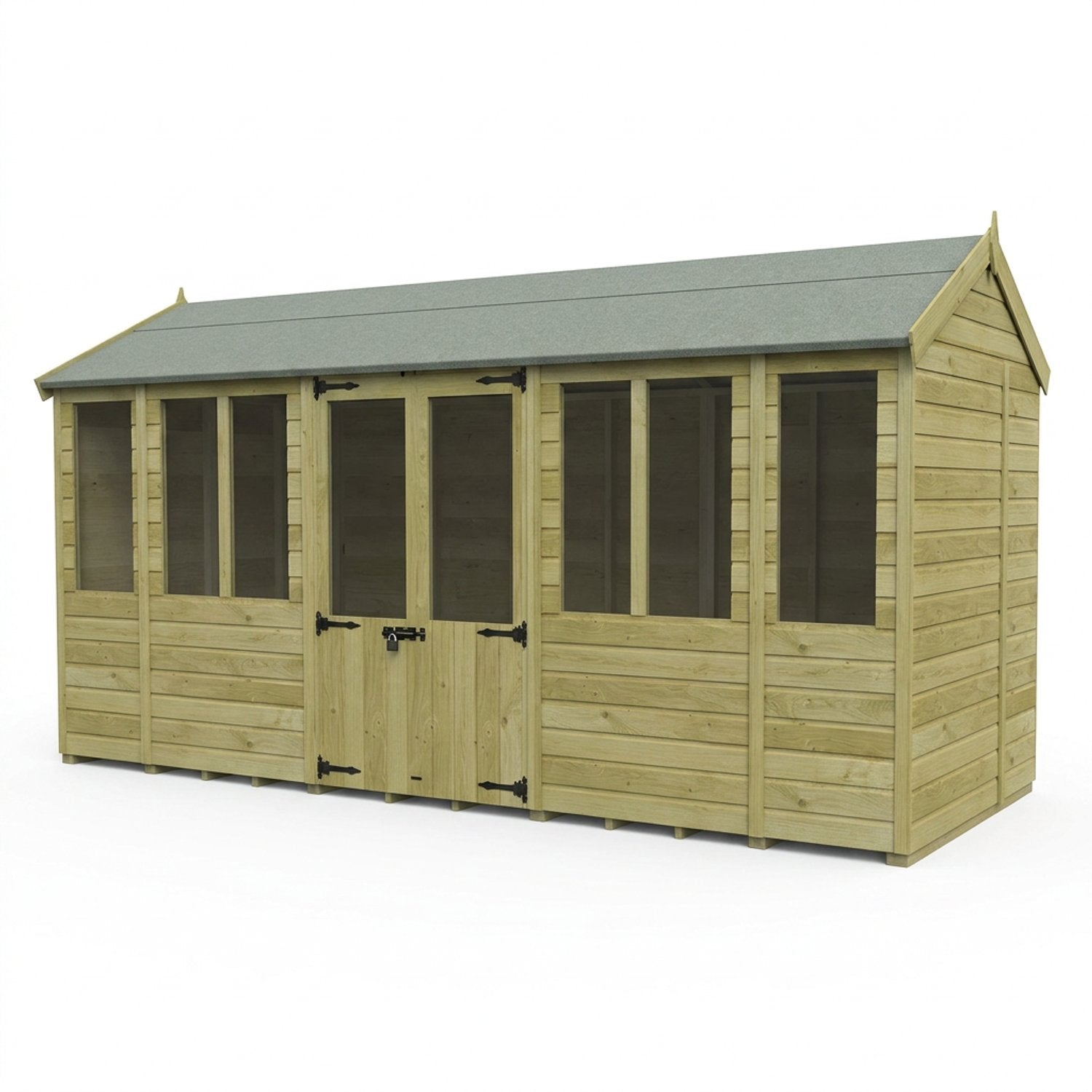 16 x 6 Apex Summer House - view 3
