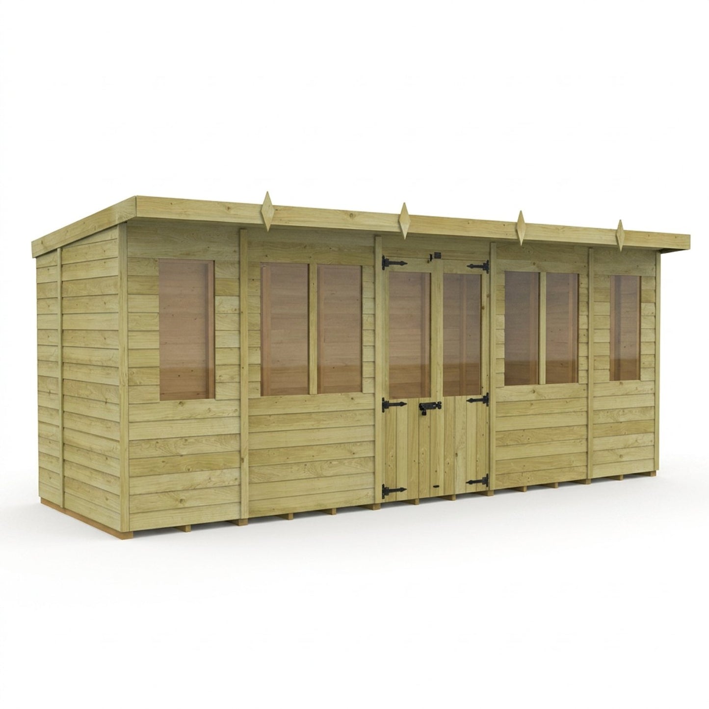 18 x 7 Pent Summer House - view 5