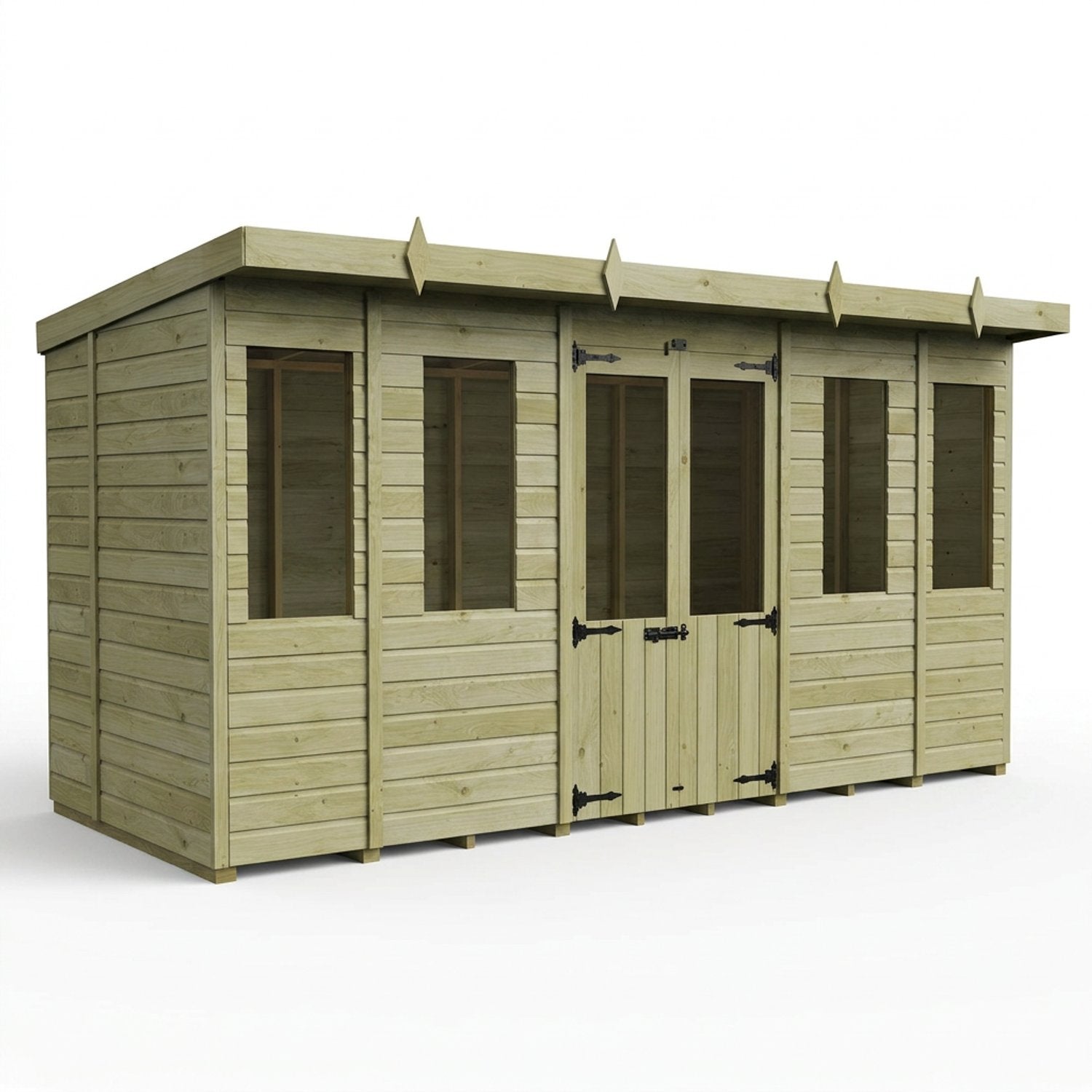 14 x 5 Pent Summer House - view 6