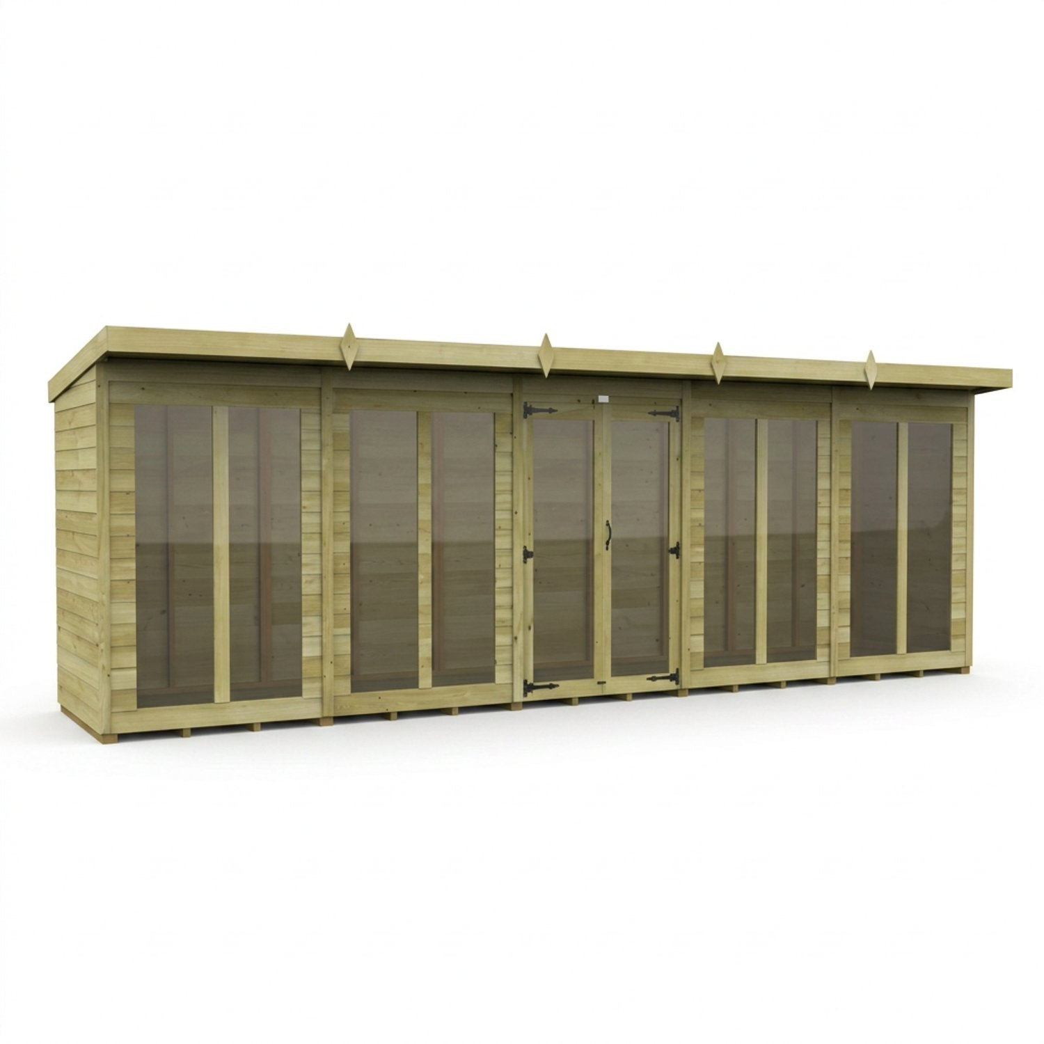 20 x 4 Pent Summer House (Full Height Window) - view 4