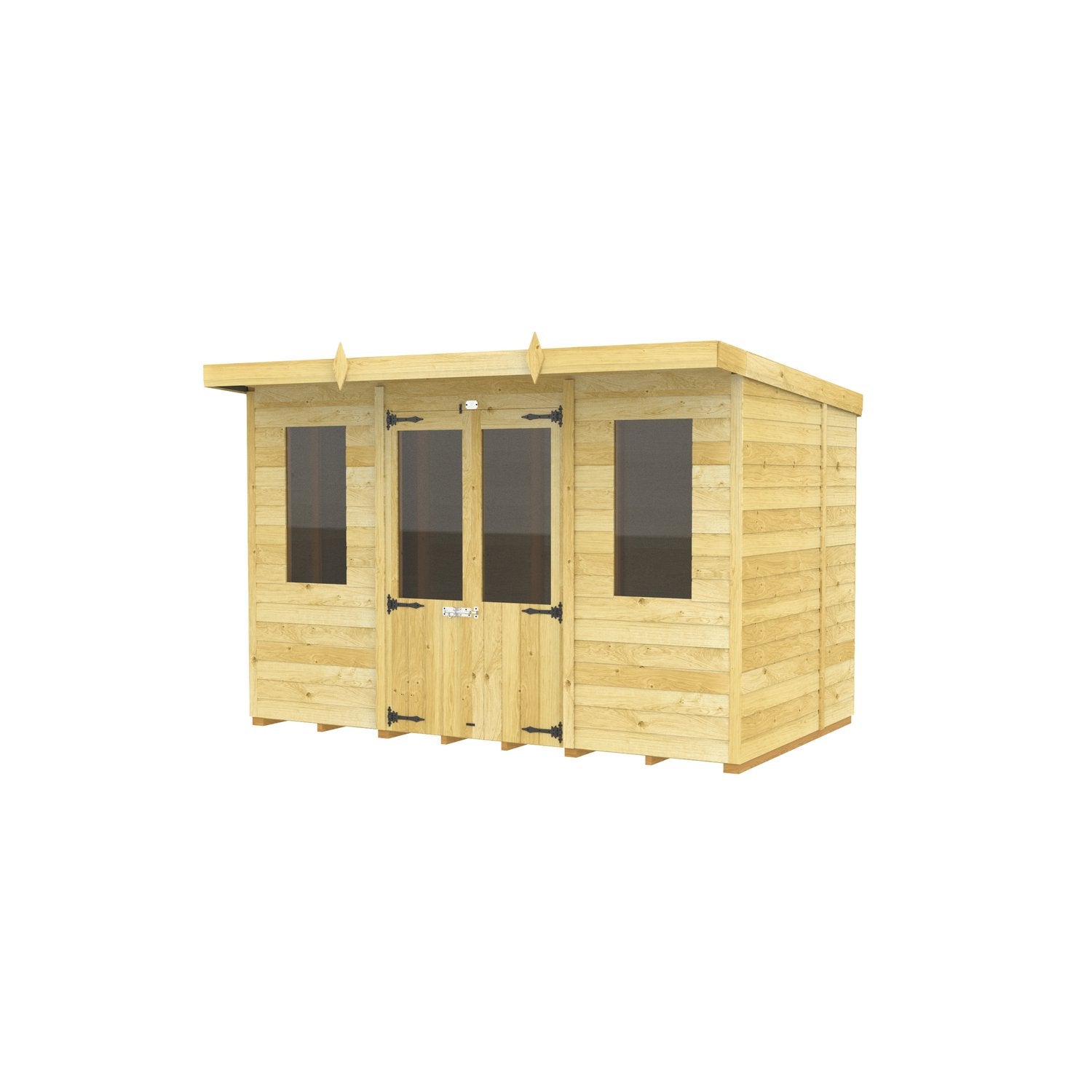 10 x 6 Pent Summerhouse - UK Made Timber Garden Building
