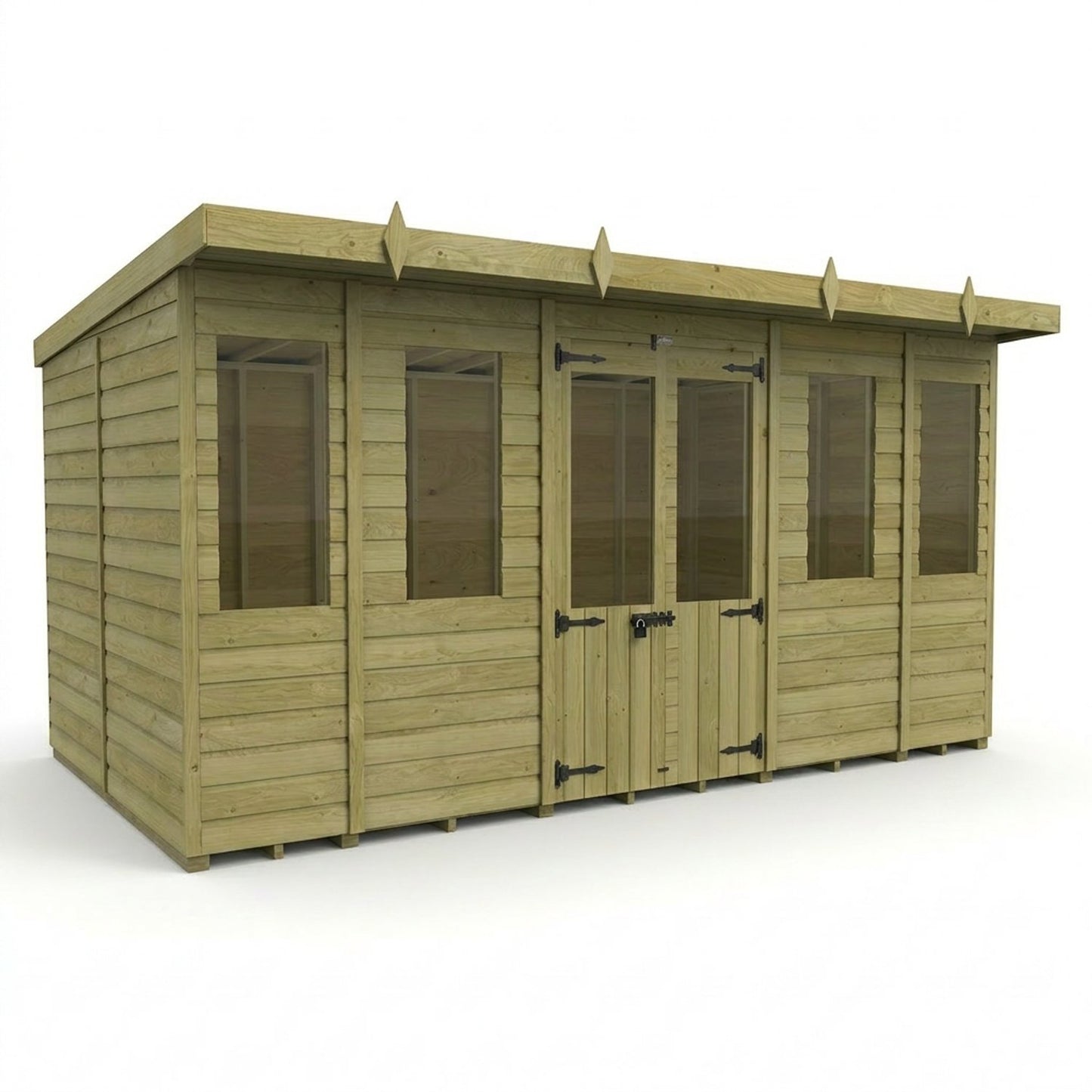 14 x 8 Pent Summer House - view 3