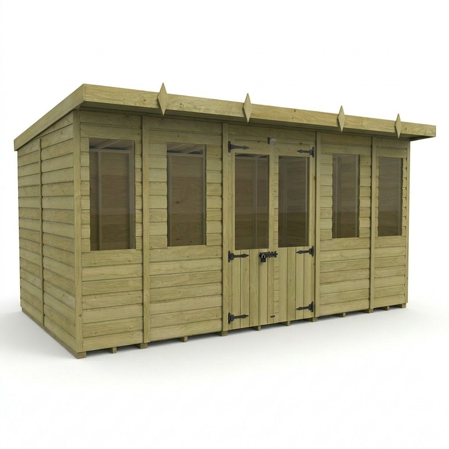 14 x 8 Pent Summer House - view 3