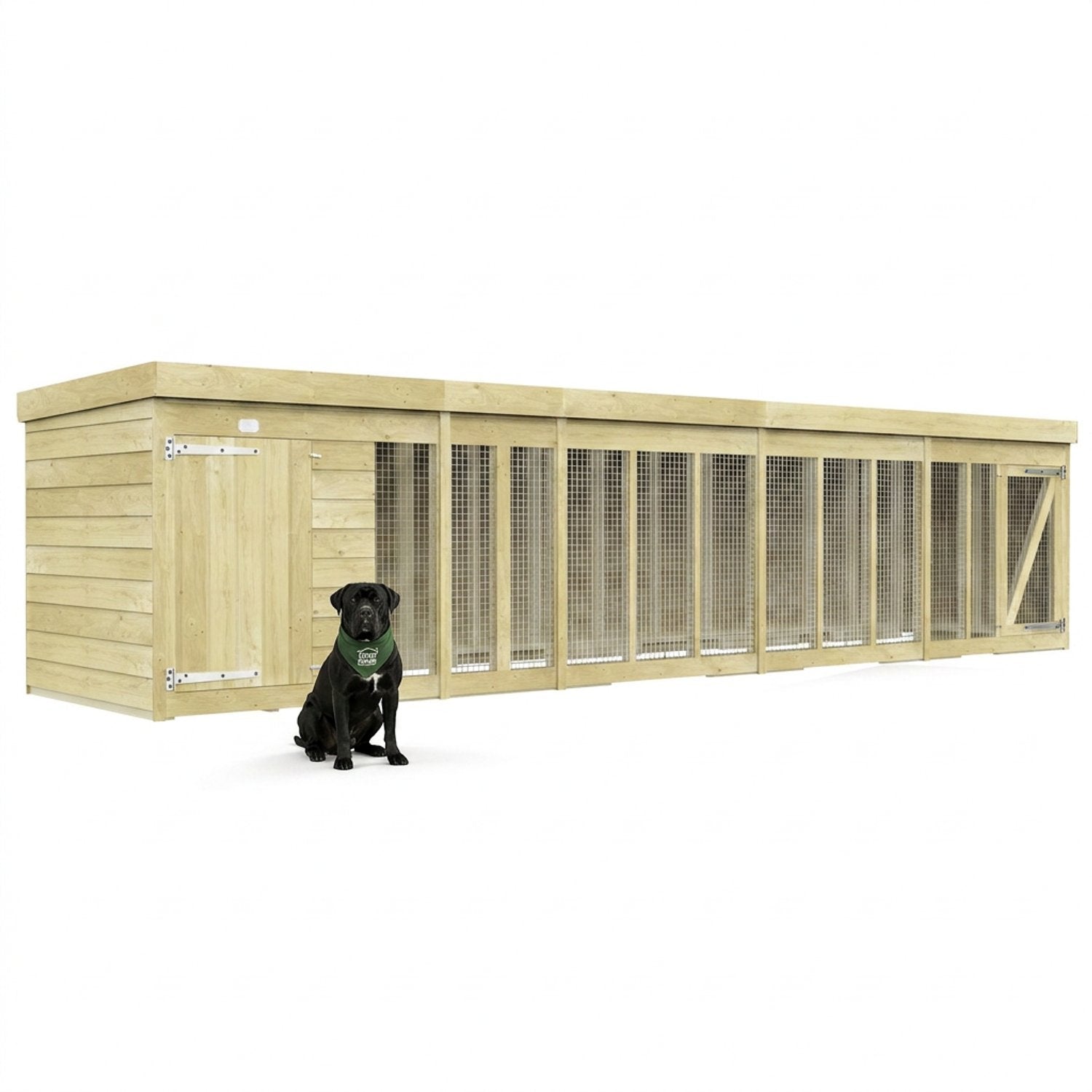 18 x 4 Dog Kennel And Run - view 2