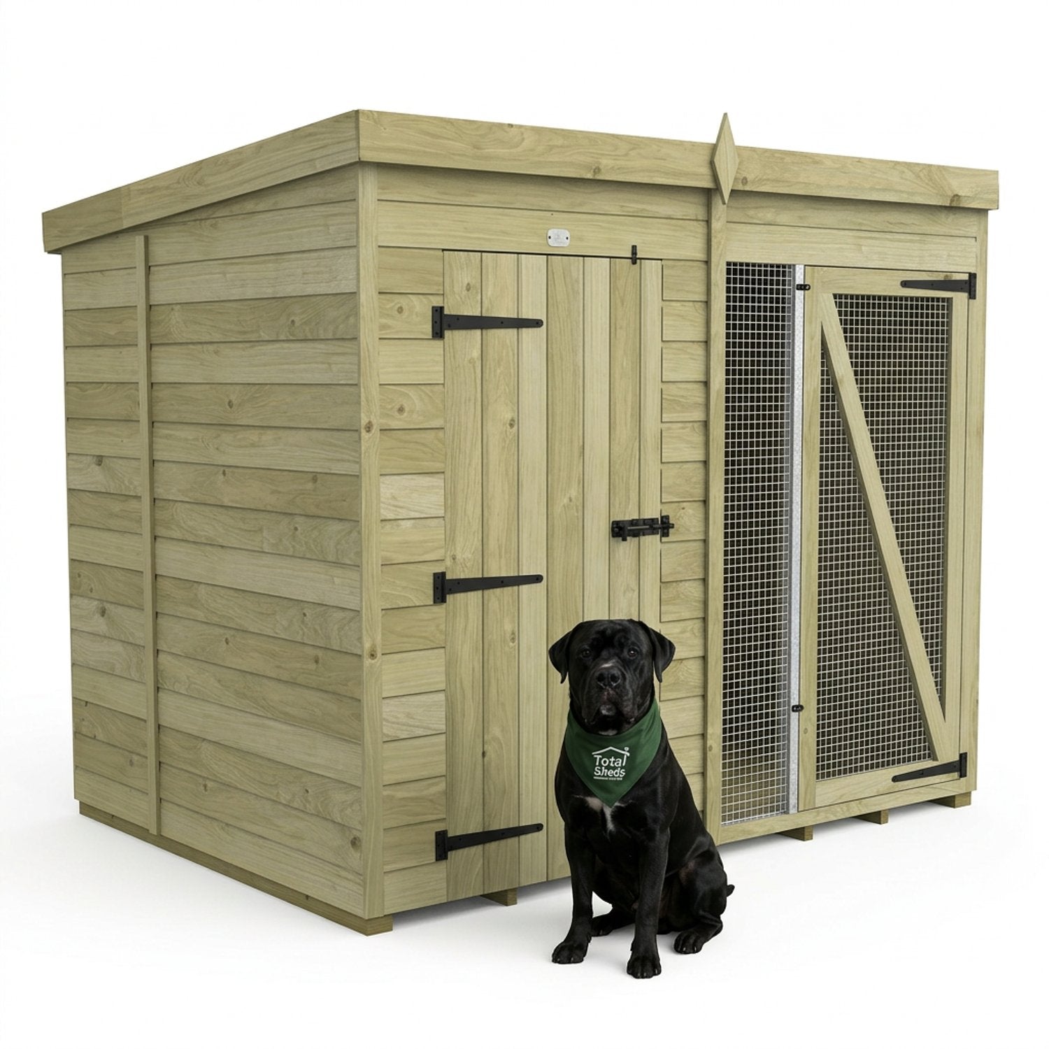 8 x 6 Dog Kennel And Run (Full Height) - view 3