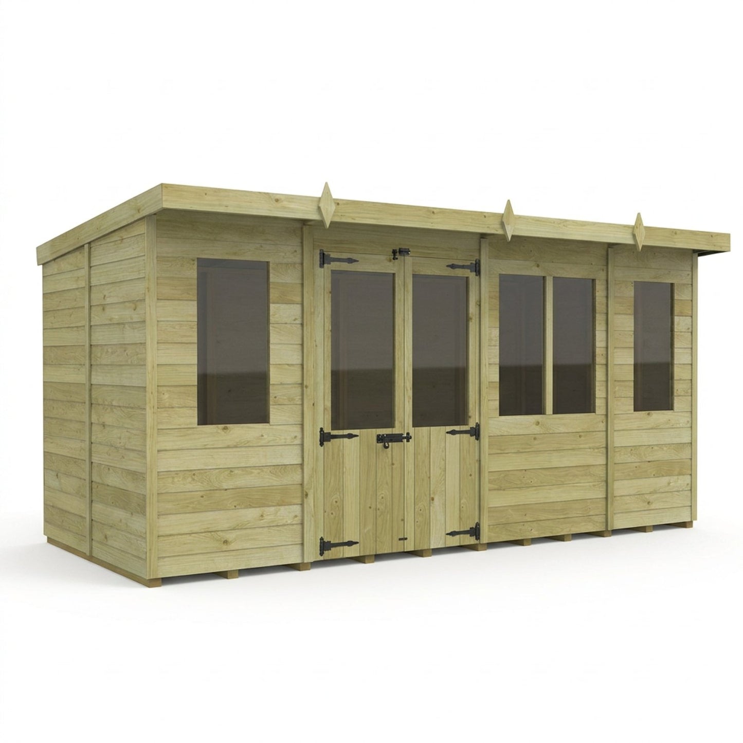 18 x 8 Pent Summer House - view 4