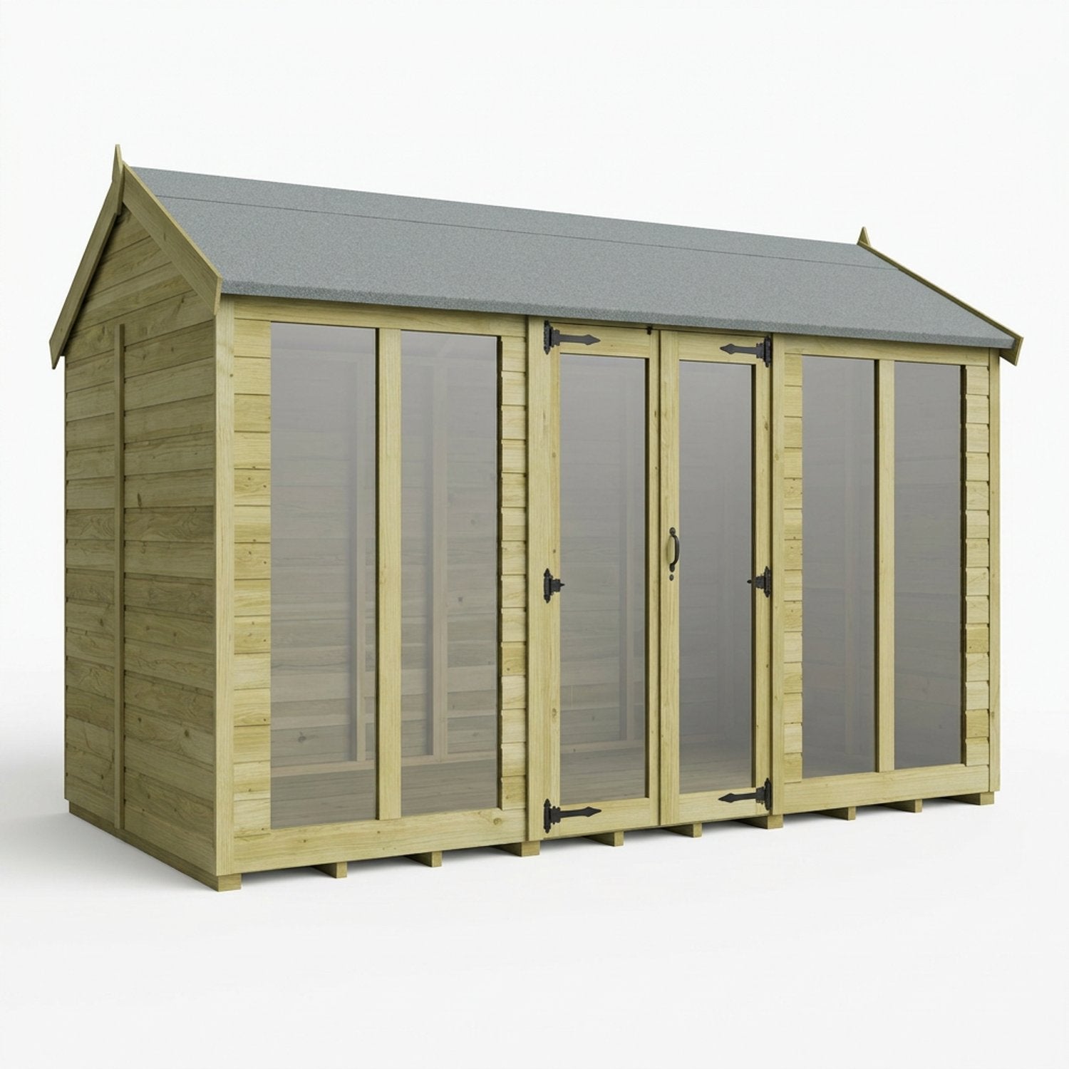 12 x 6 Apex Summer House (Full Height Window) - view 3