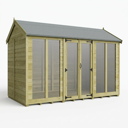 12 x 6 Apex Summer House (Full Height Window) - view 3