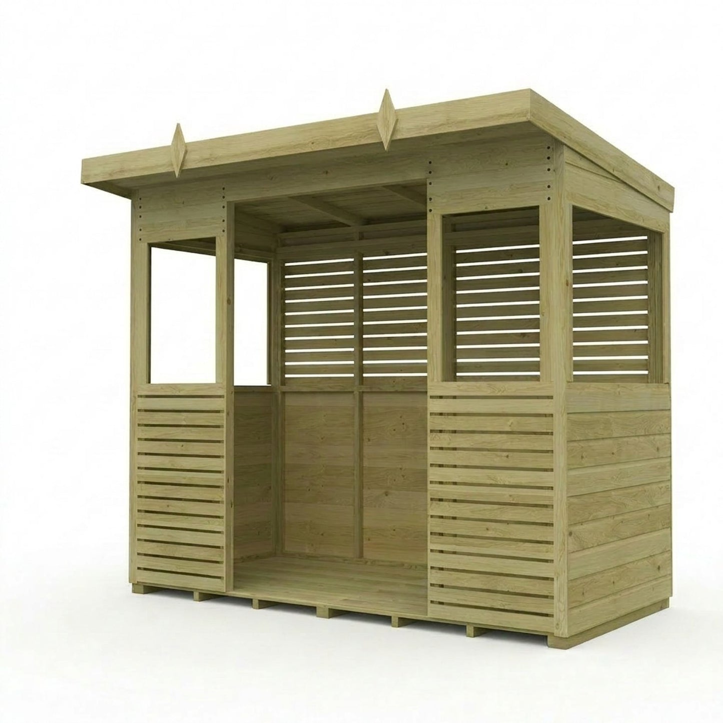 8 x 4 BBQ/Outdoor Kitchen Shelter - view 3