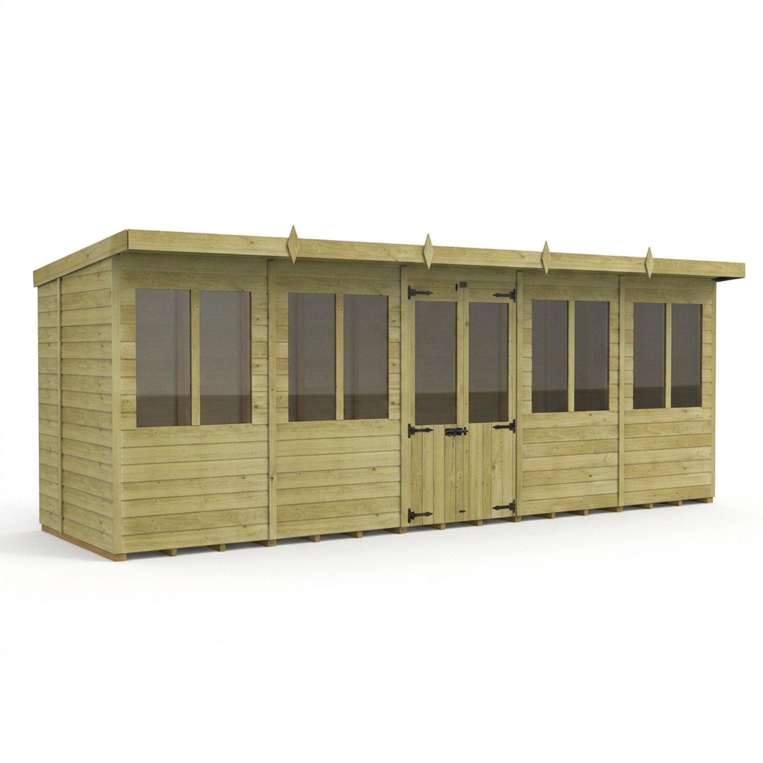 20 x 8 Pent Summer House - view 6