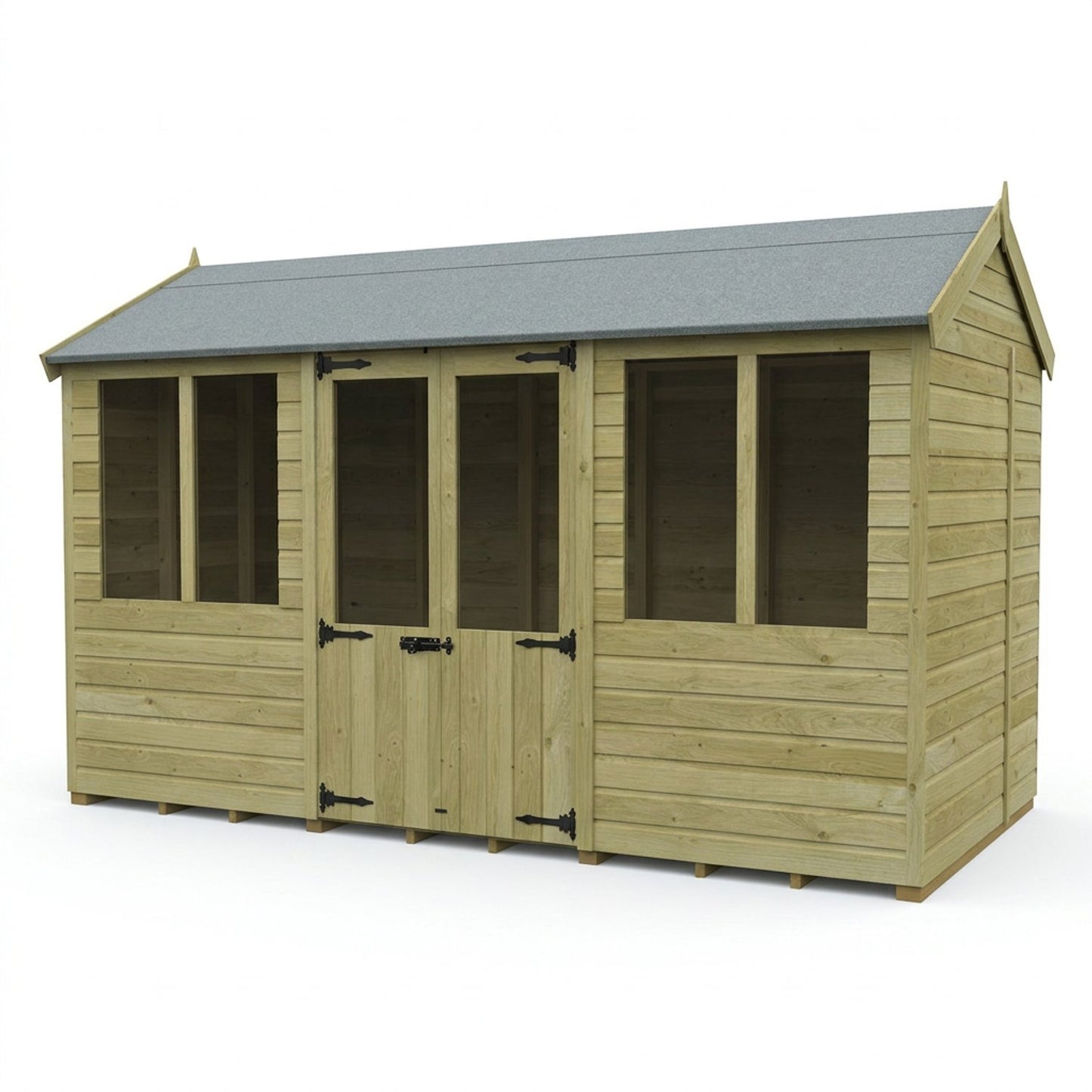 12 x 7 Apex Summer House - view 3