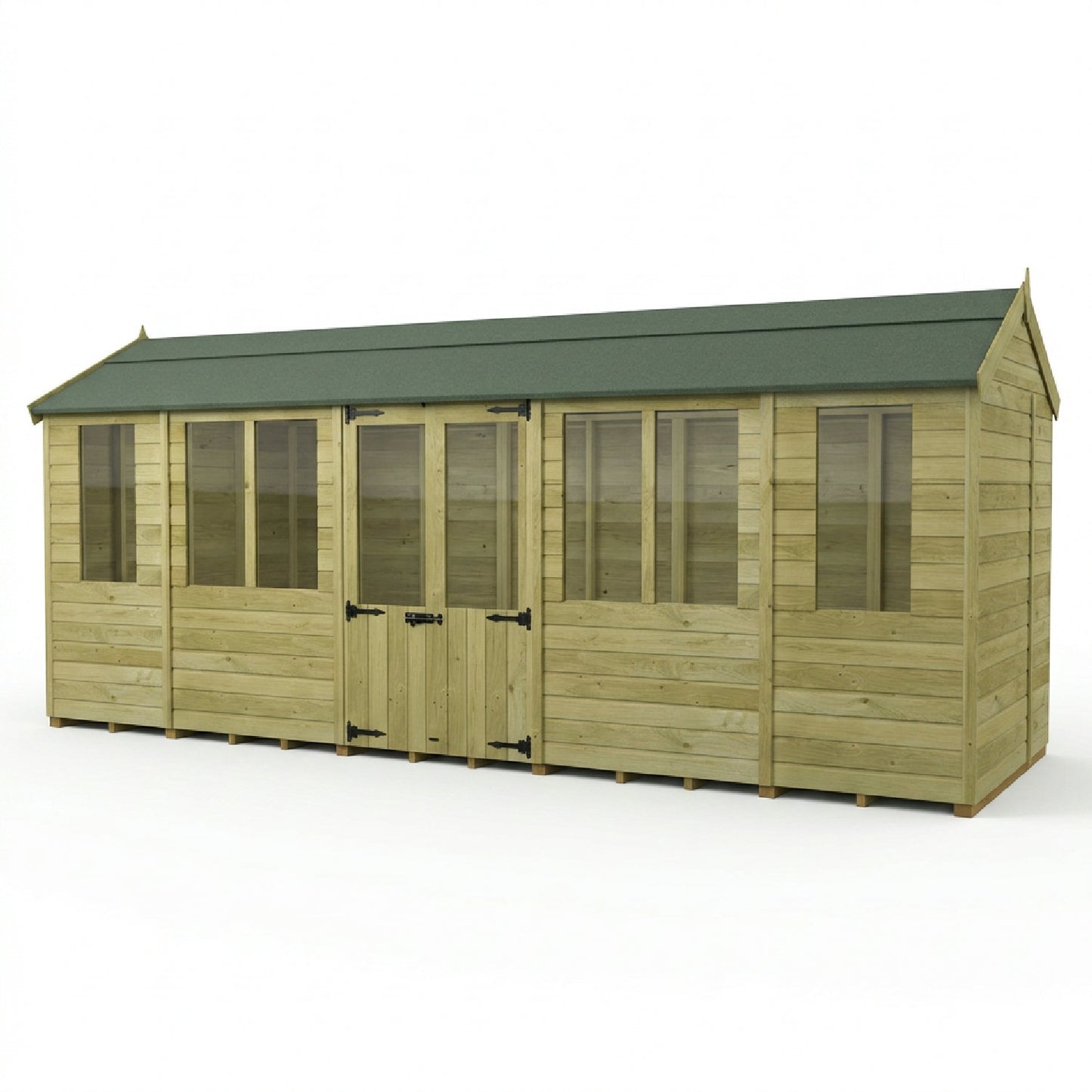 18 x 7 Apex Summerhouse - UK Made Timber Garden Building