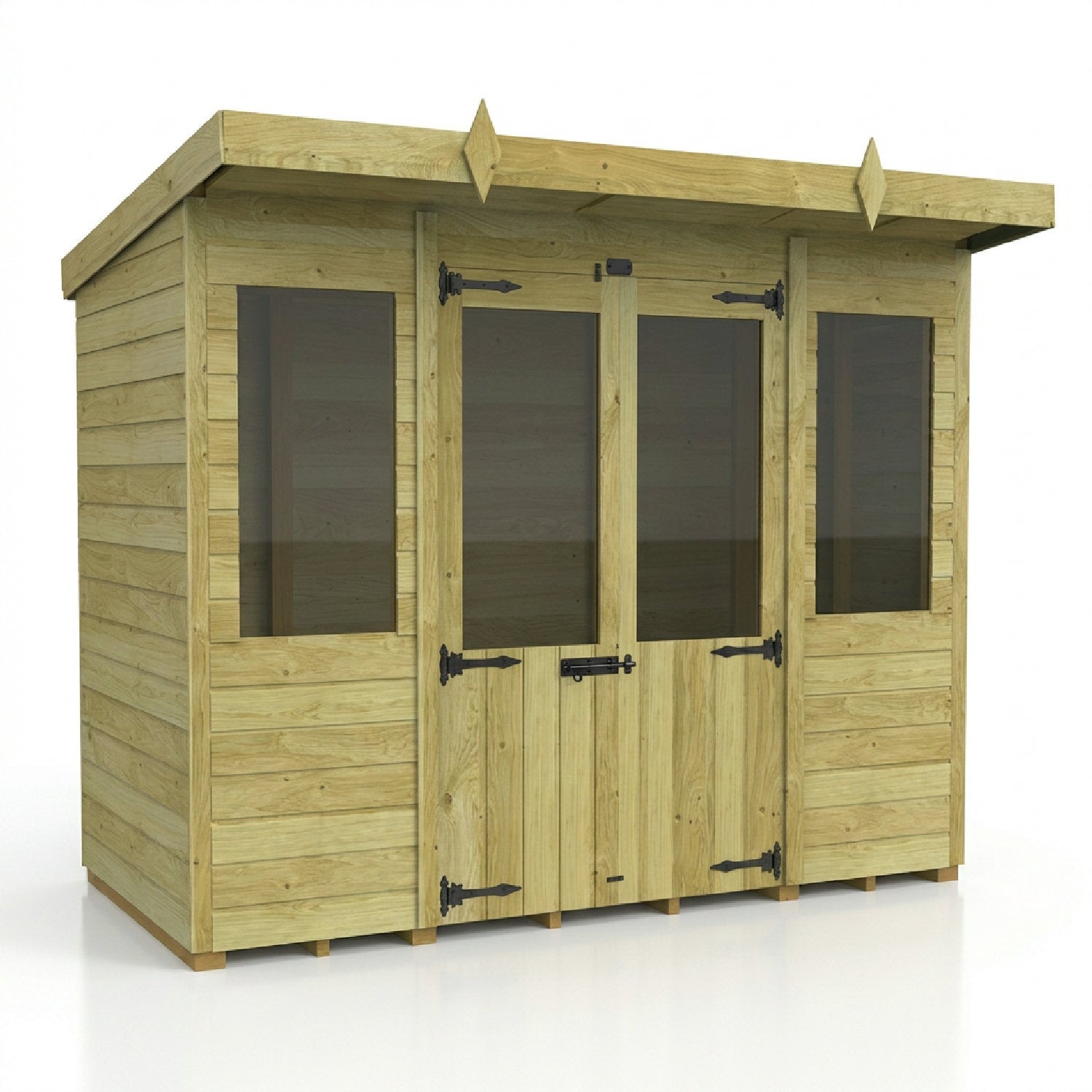 8 x 4 Pent Summer House - view 2