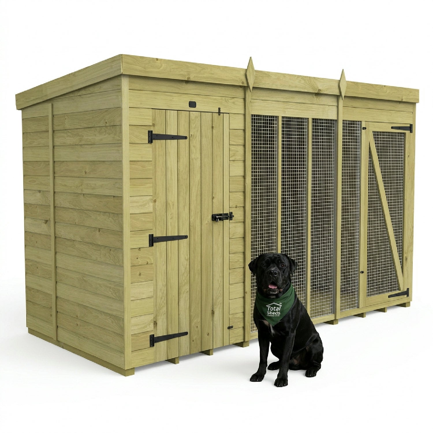 12 x 6 Dog Kennel And Run (Full Height) - view 4