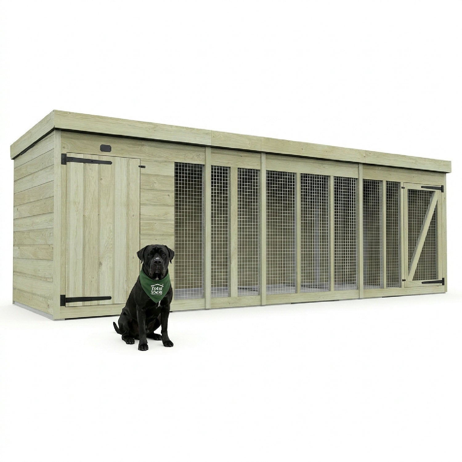 14 x 4 Dog Kennel And Run - view 2