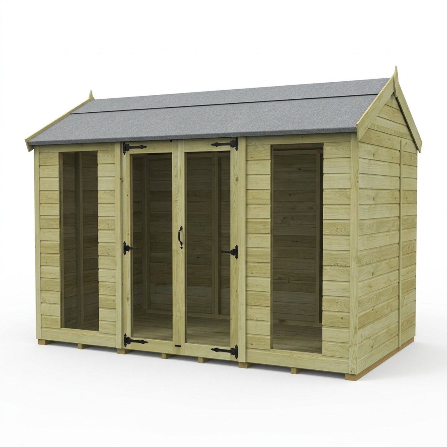 10 x 7 Apex Summerhouse (Full Height Window) - UK Made Timber Garden Building