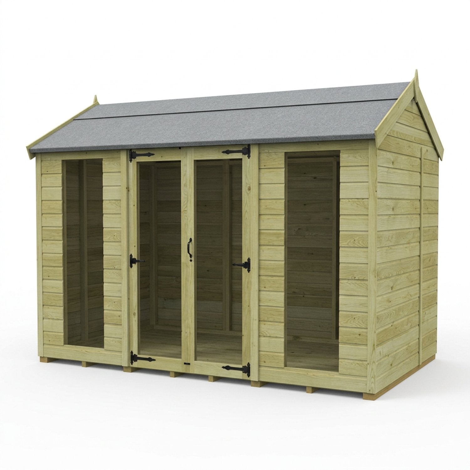 10 x 7 Apex Summerhouse (Full Height Window) - UK Made Timber Garden Building