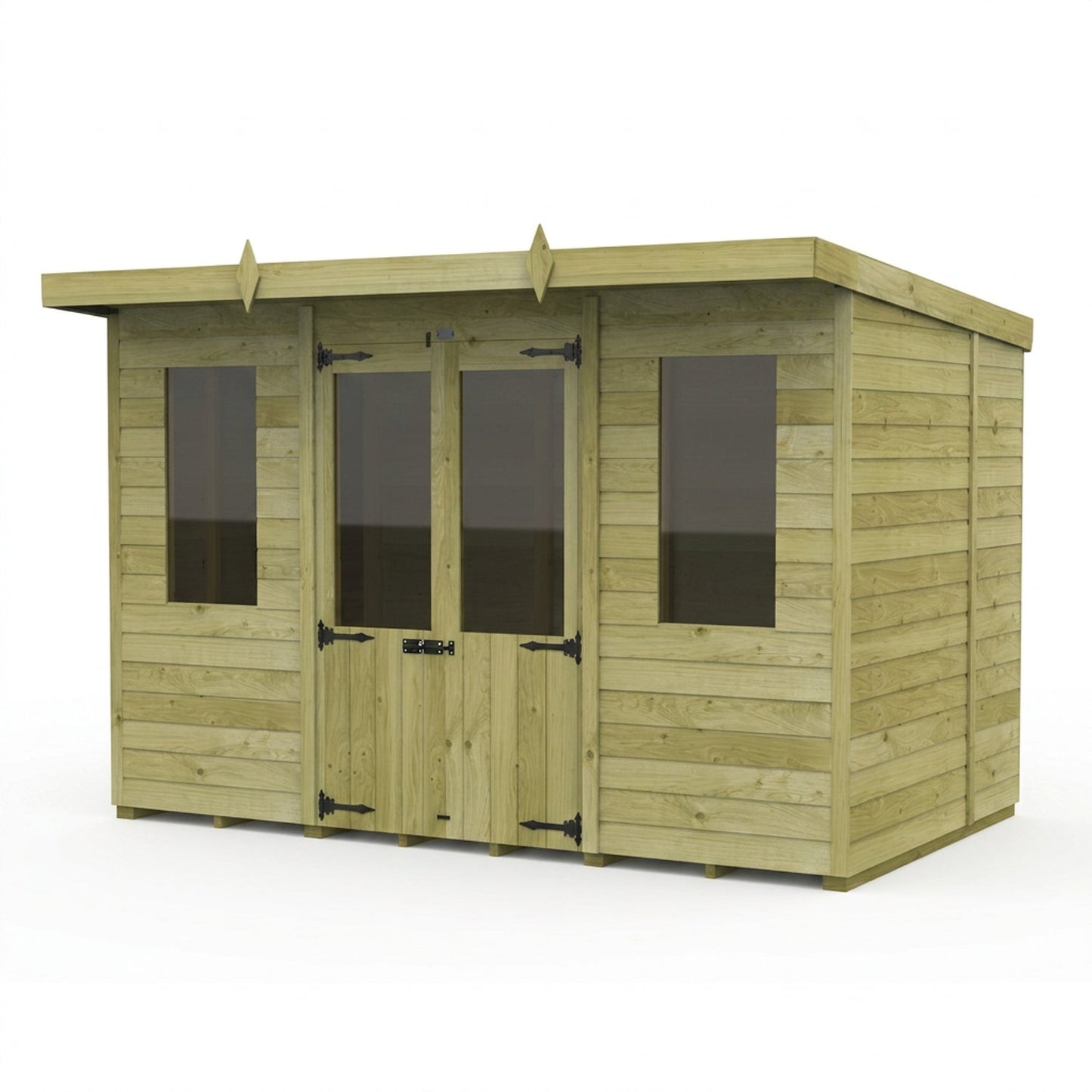 10 x 5 Pent Summer House - view 4
