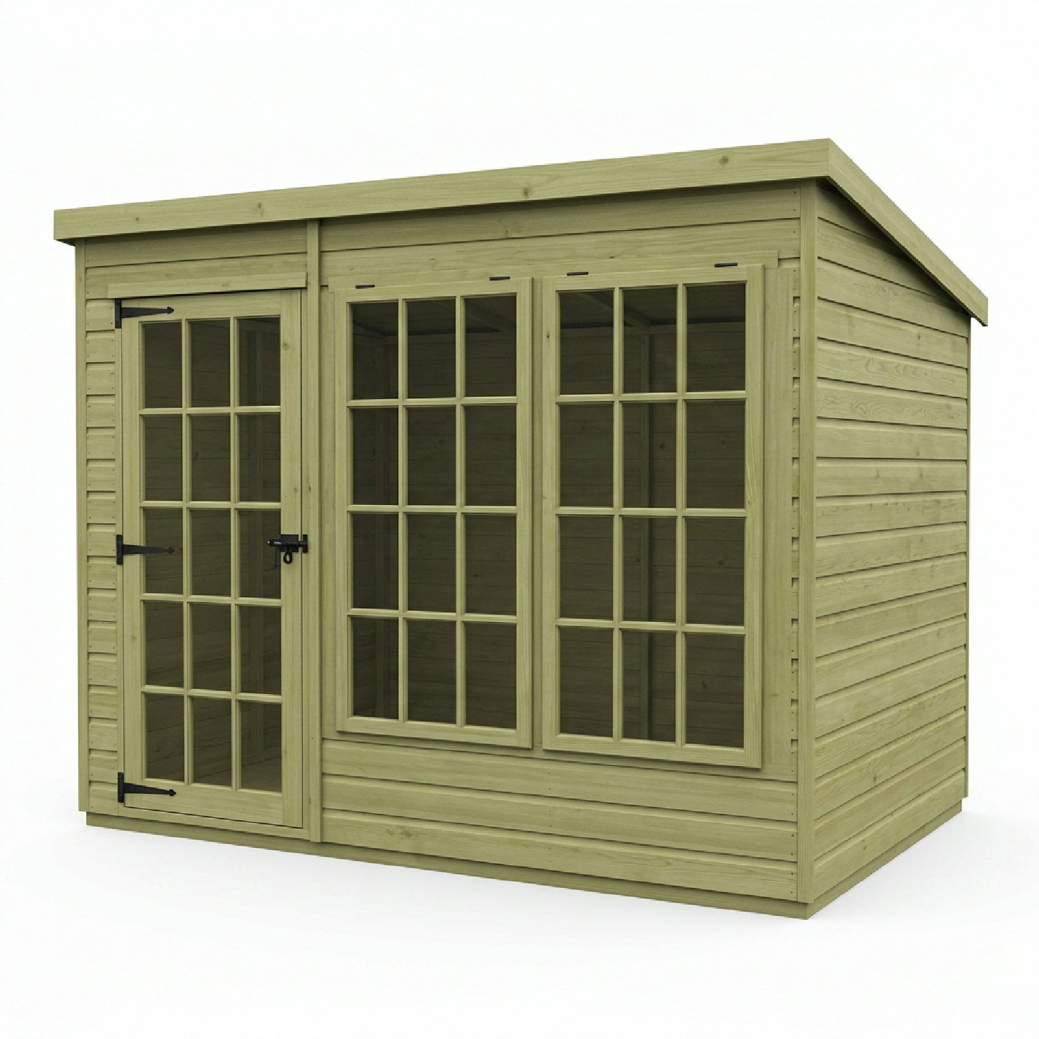 16 x 9 Pent Summerhouse - UK Made Timber Garden Building