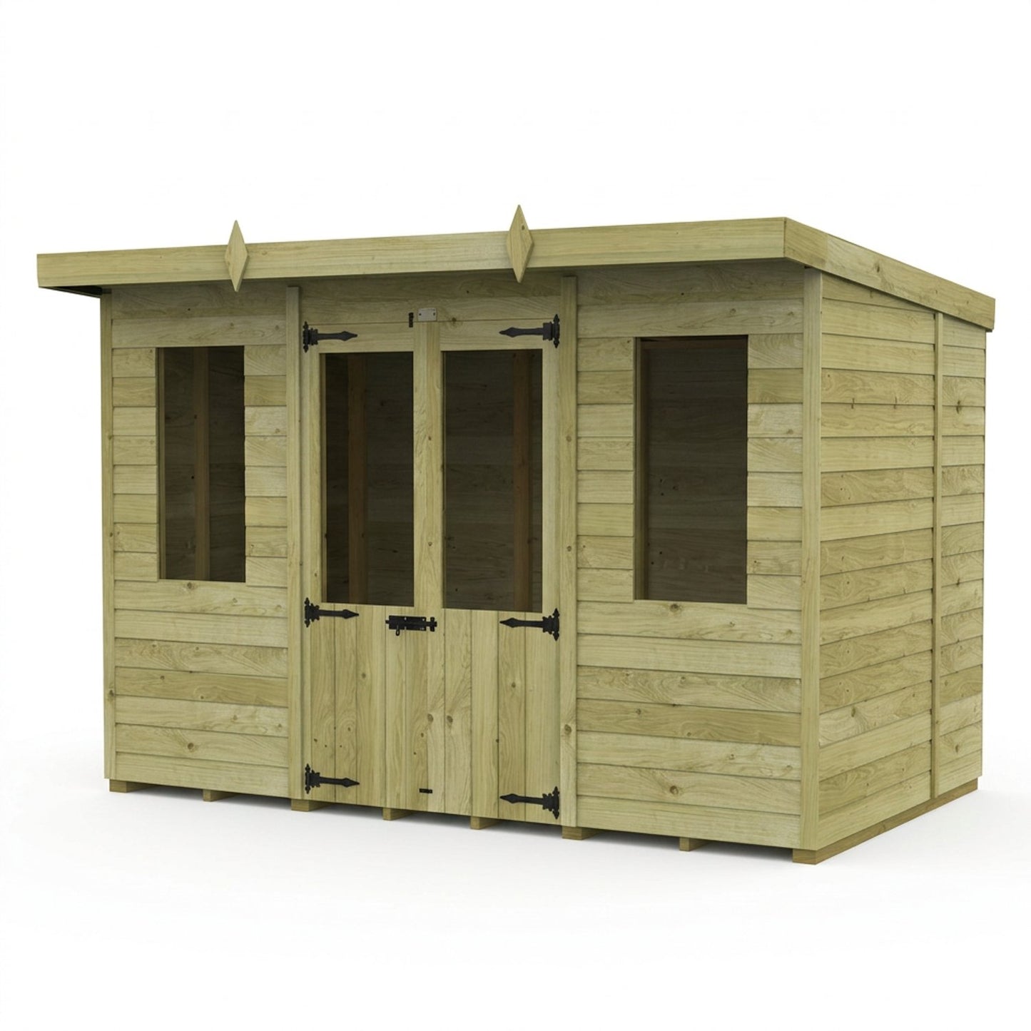 12 x 5 Pent Summer House - view 5