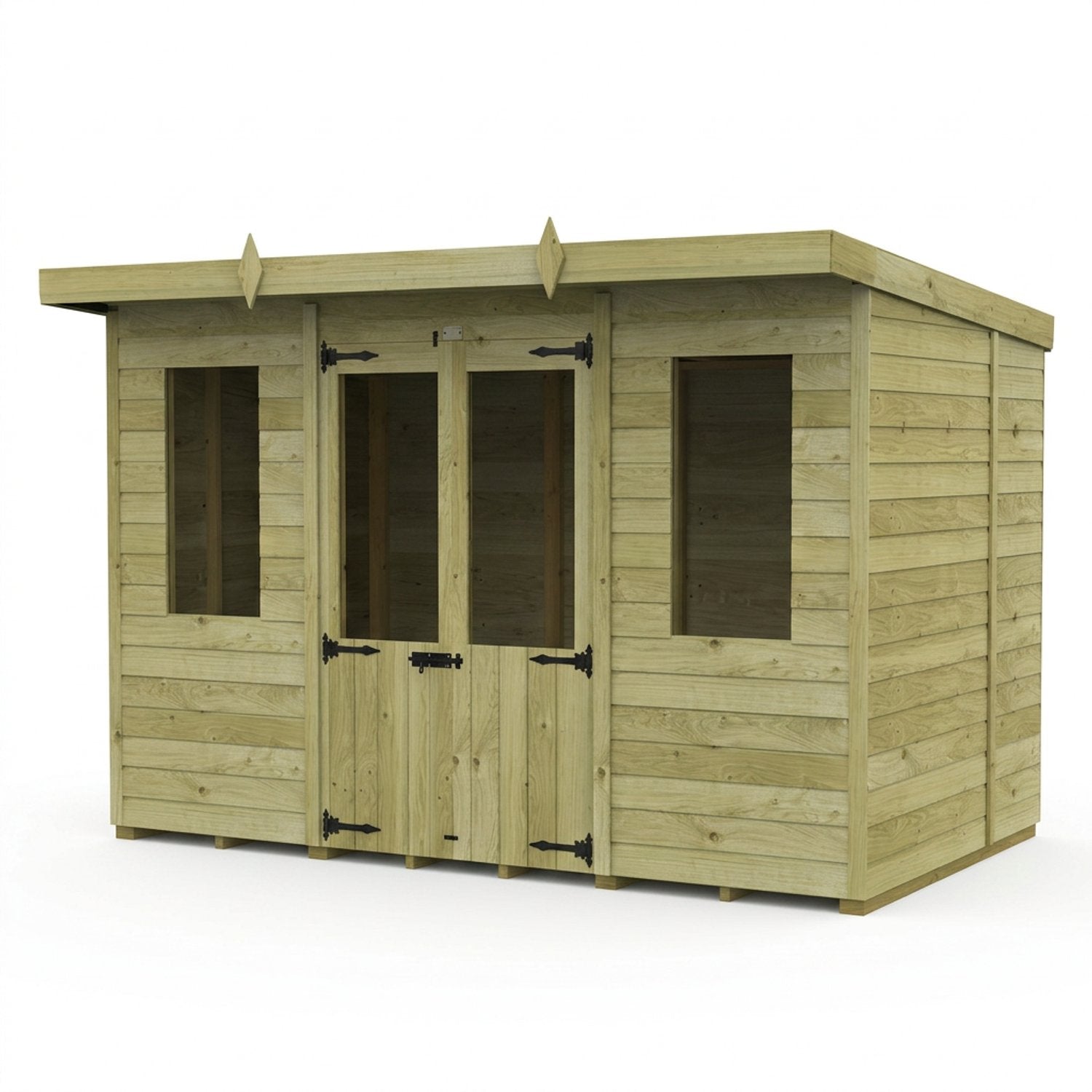 12 x 5 Pent Summer House - view 5