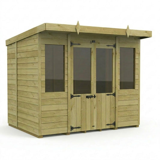 8 x 5 Pent Summer House - view 4