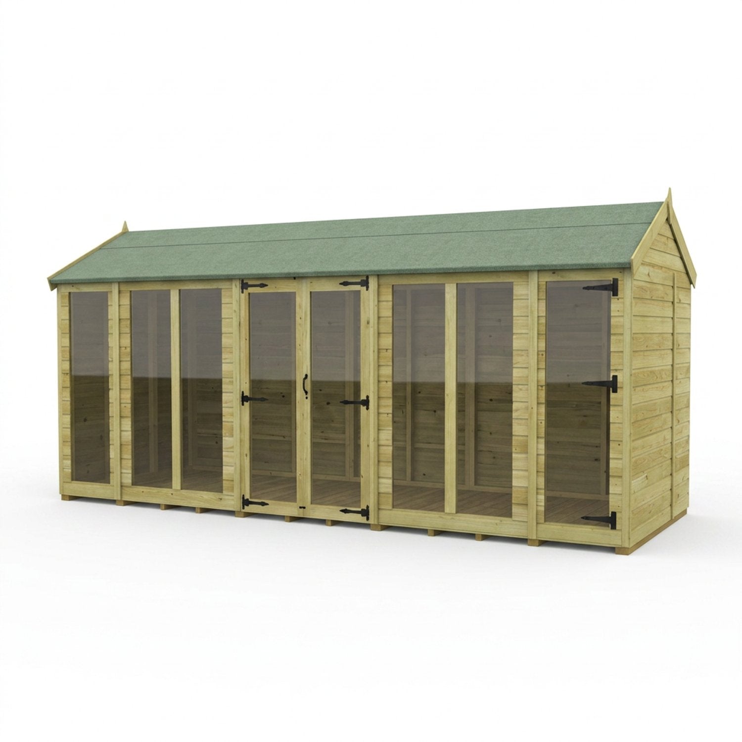 16 x 7 Apex Summer House (Full Height Window) - view 4