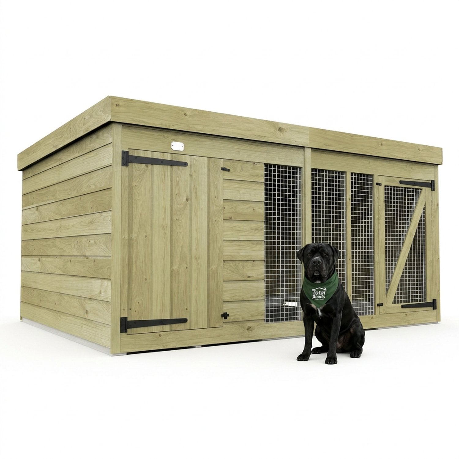 8 x 6 Dog Kennel And Run - view 6