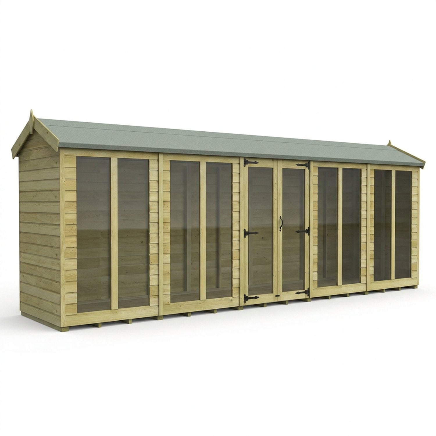 20 x 4 Apex Summer House (Full Height Window) - view 5