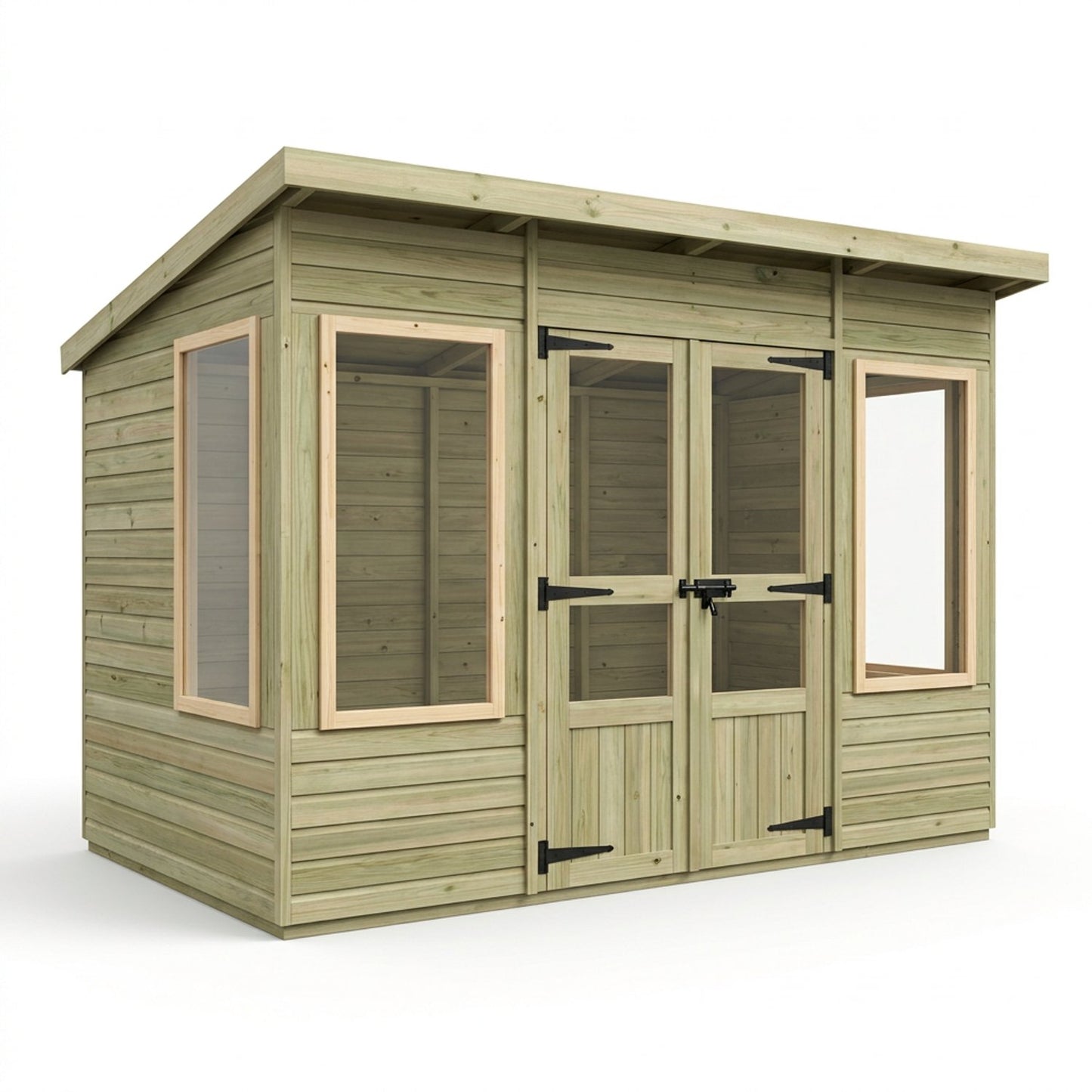 18 x 9 Pent Summerhouse - UK Made Timber Garden Building