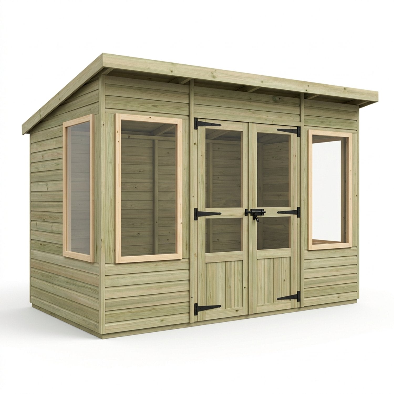 18 x 9 Pent Summerhouse - UK Made Timber Garden Building
