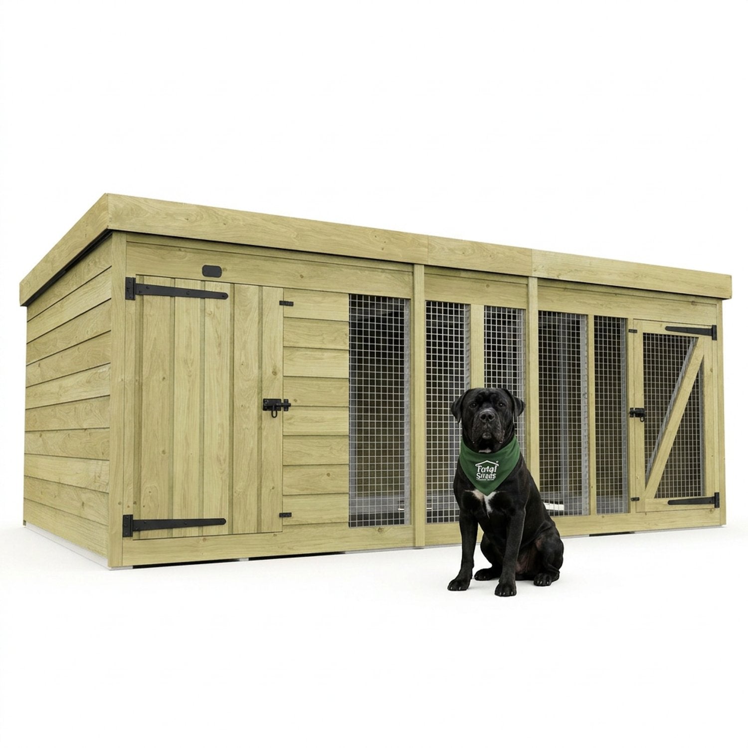 10 x 6 Dog Kennel And Run - view 2