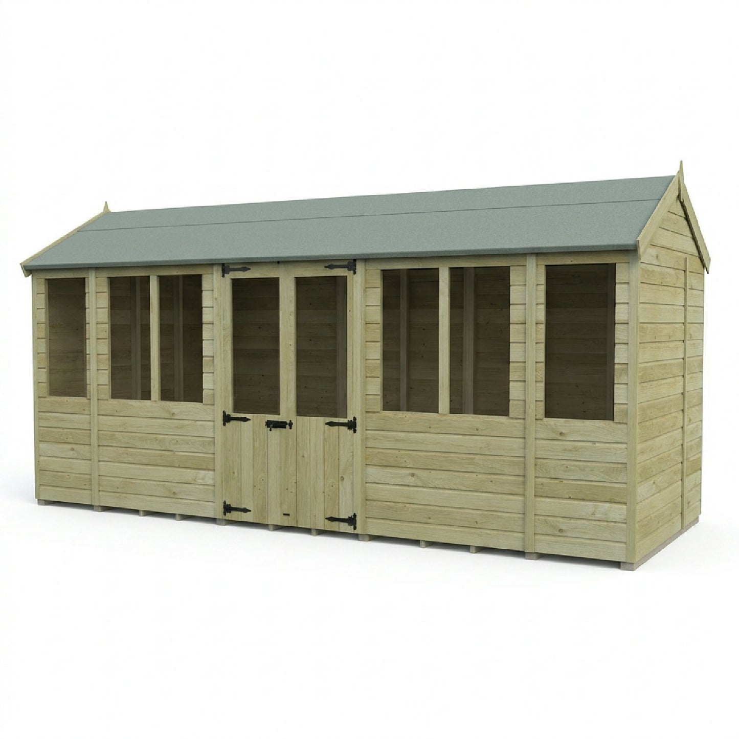 16 x 5 Apex Summer House - view 2