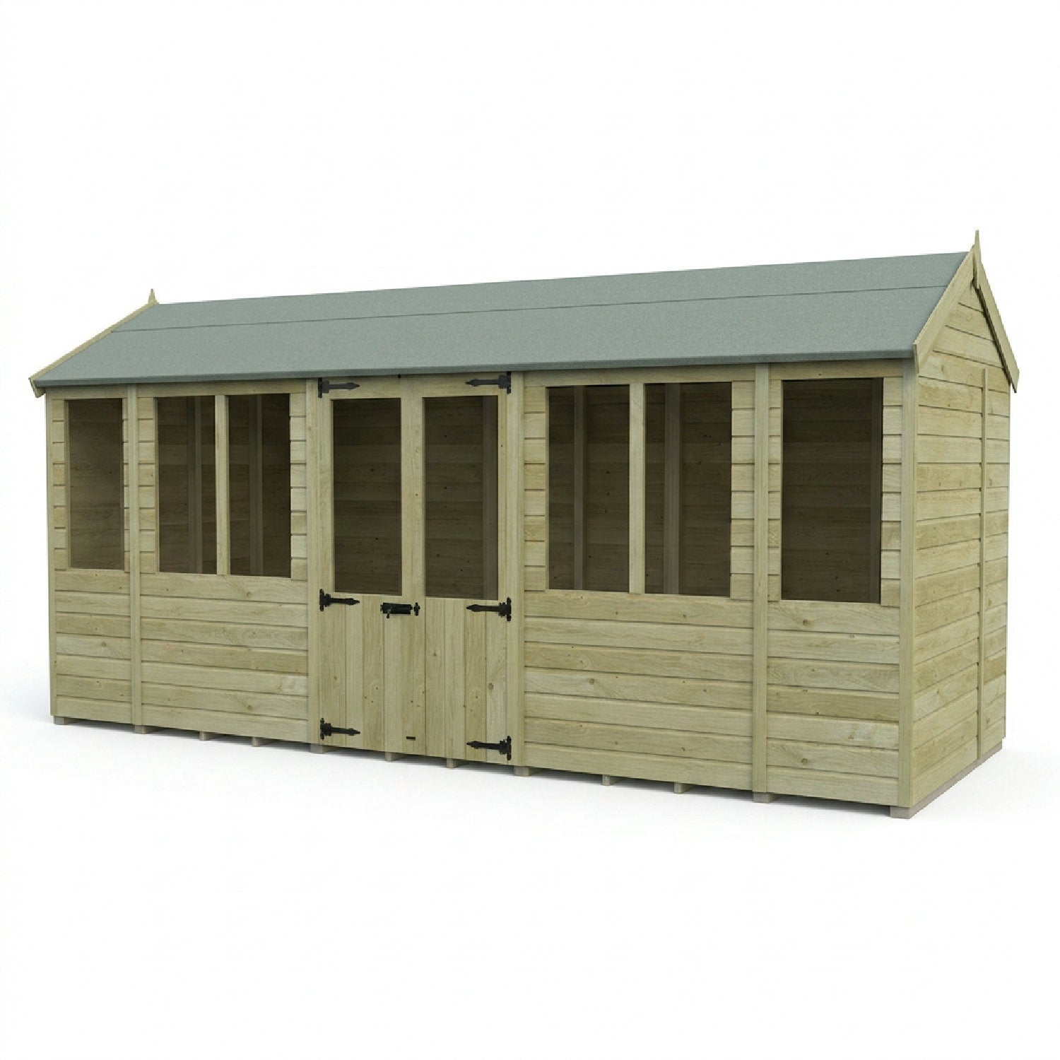 16 x 5 Apex Summer House - view 2
