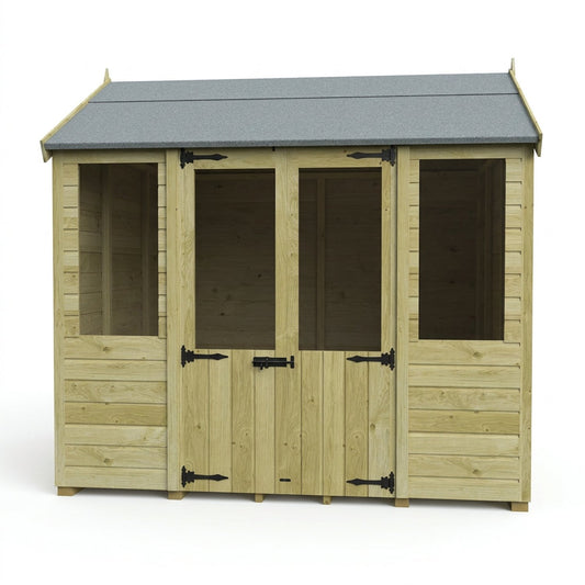 8 x 8 Apex Summer House - view 4